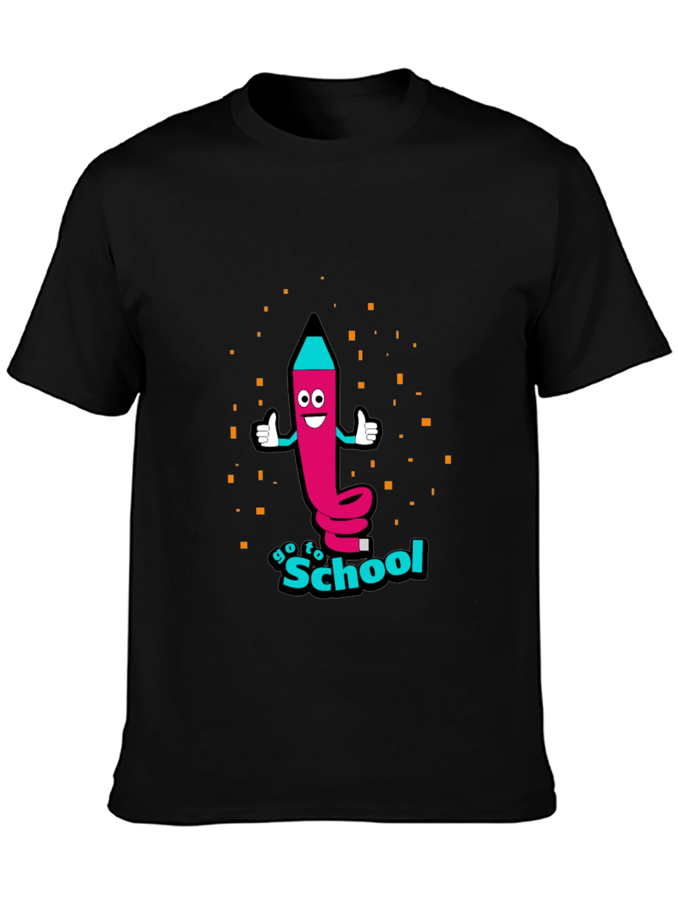 Go To School Pencil Graphic Tee - 3