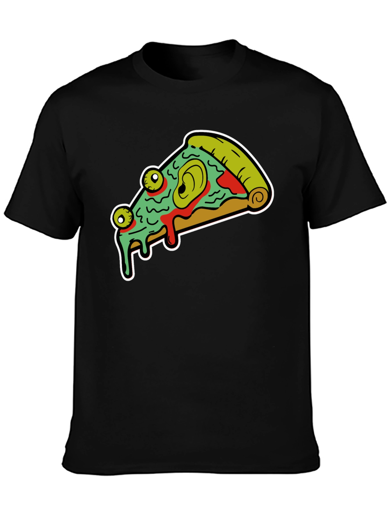 Pizza Monster Graphic Tee - Black - 3