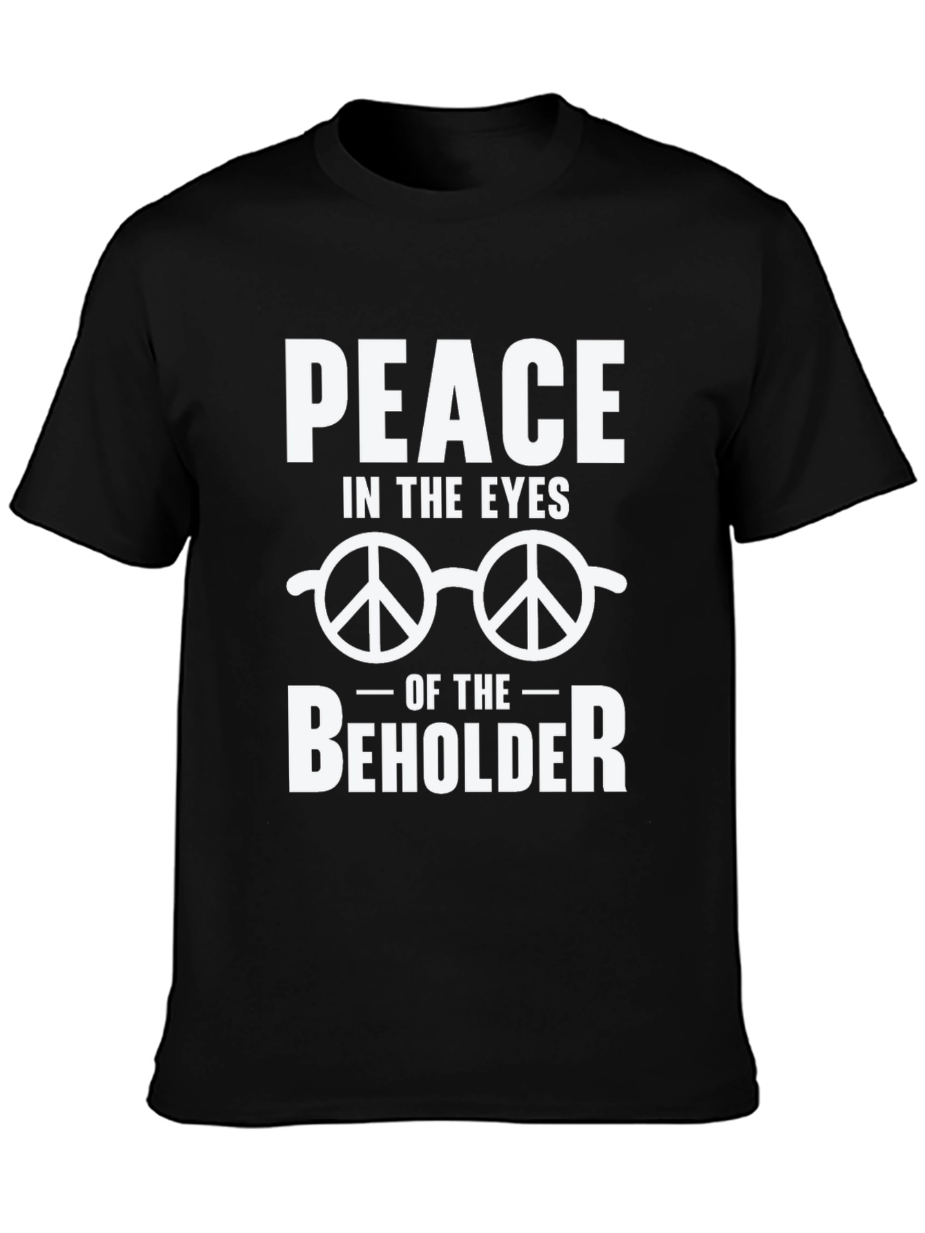 Black Peace in the Eyes T-Shirt view 3