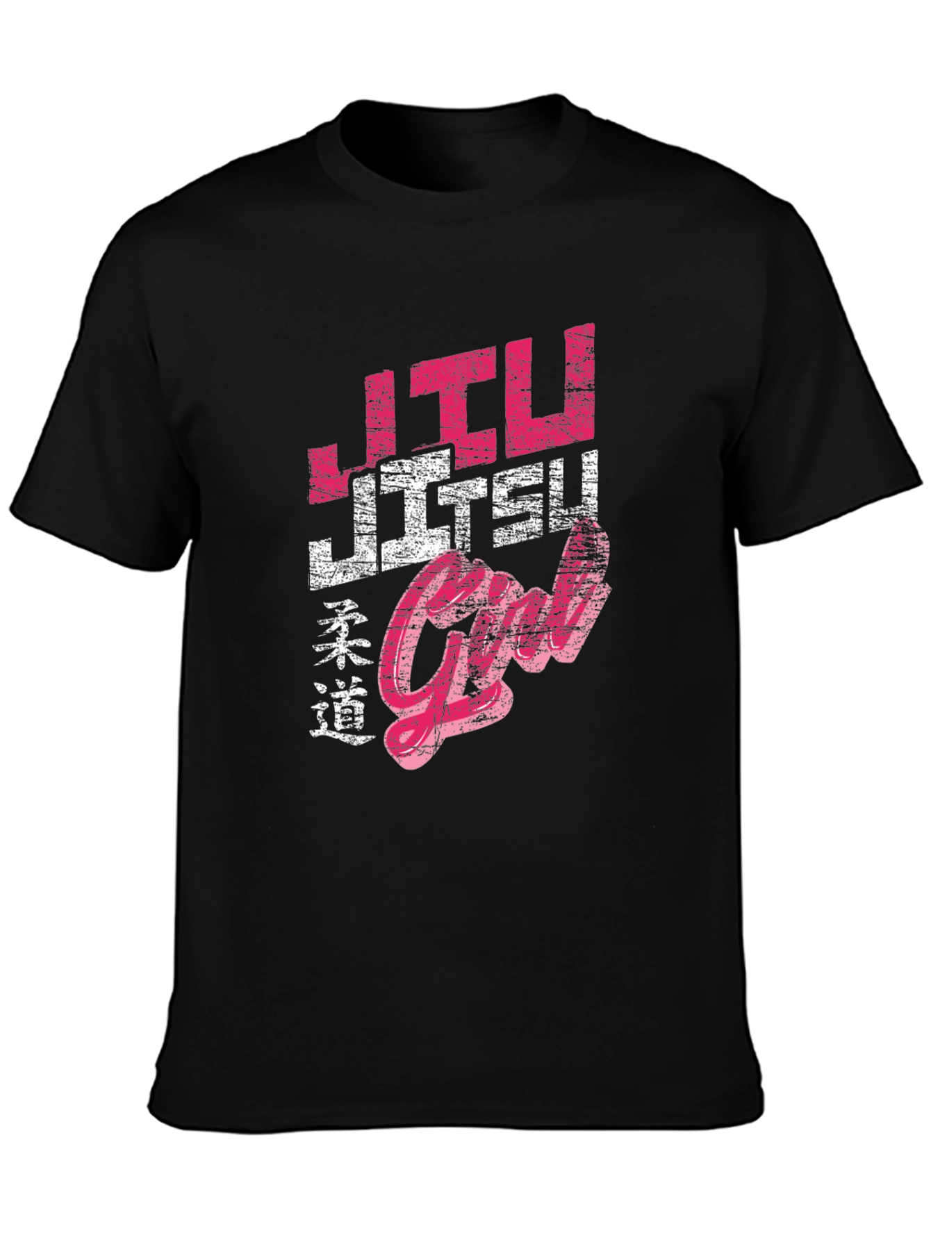 Black Jiu Jitsu Girl Graphic Tee view 3