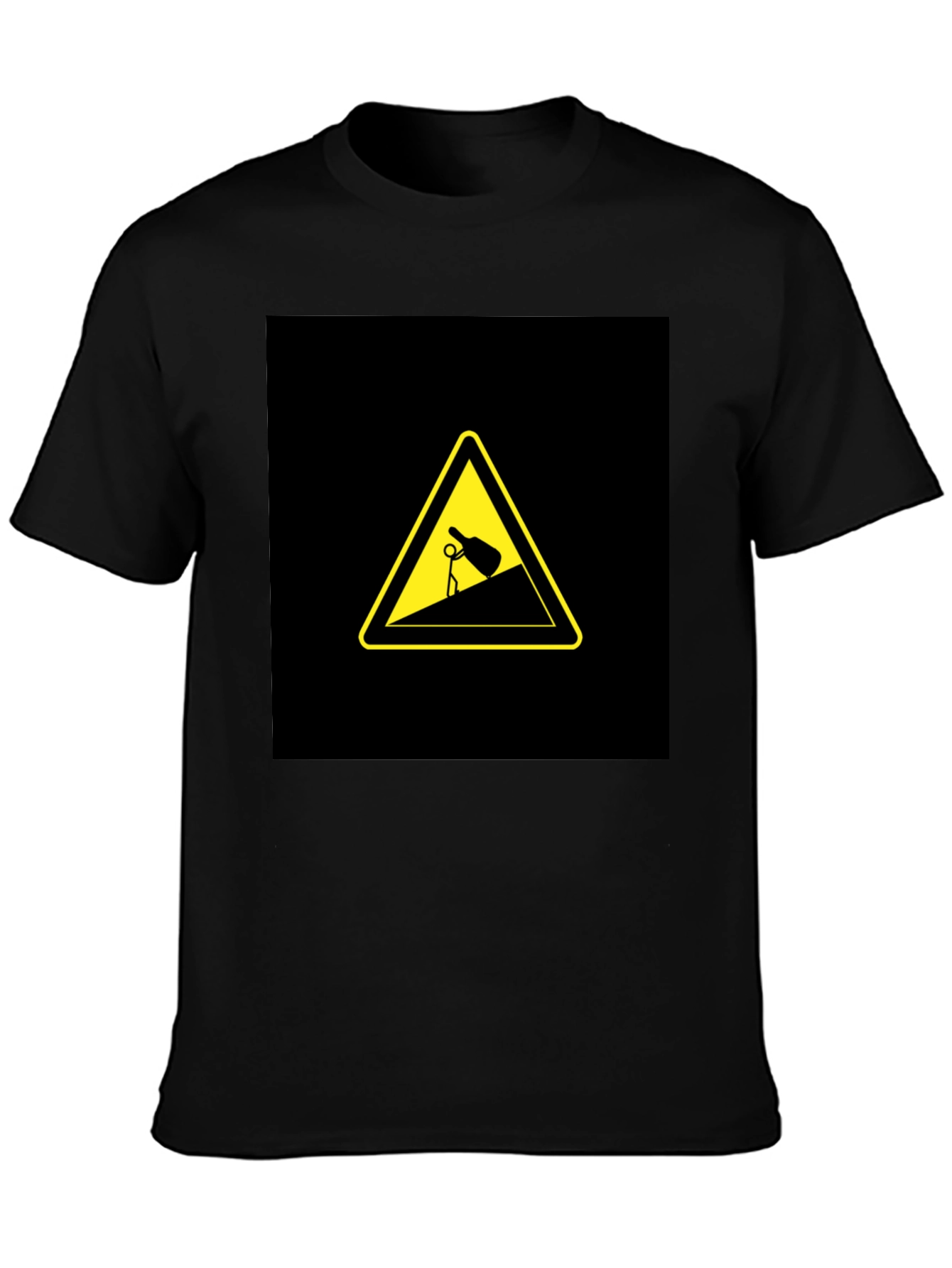 Black Warning: Heavy Drinker T-Shirt - Funny Graphic Tee view 3