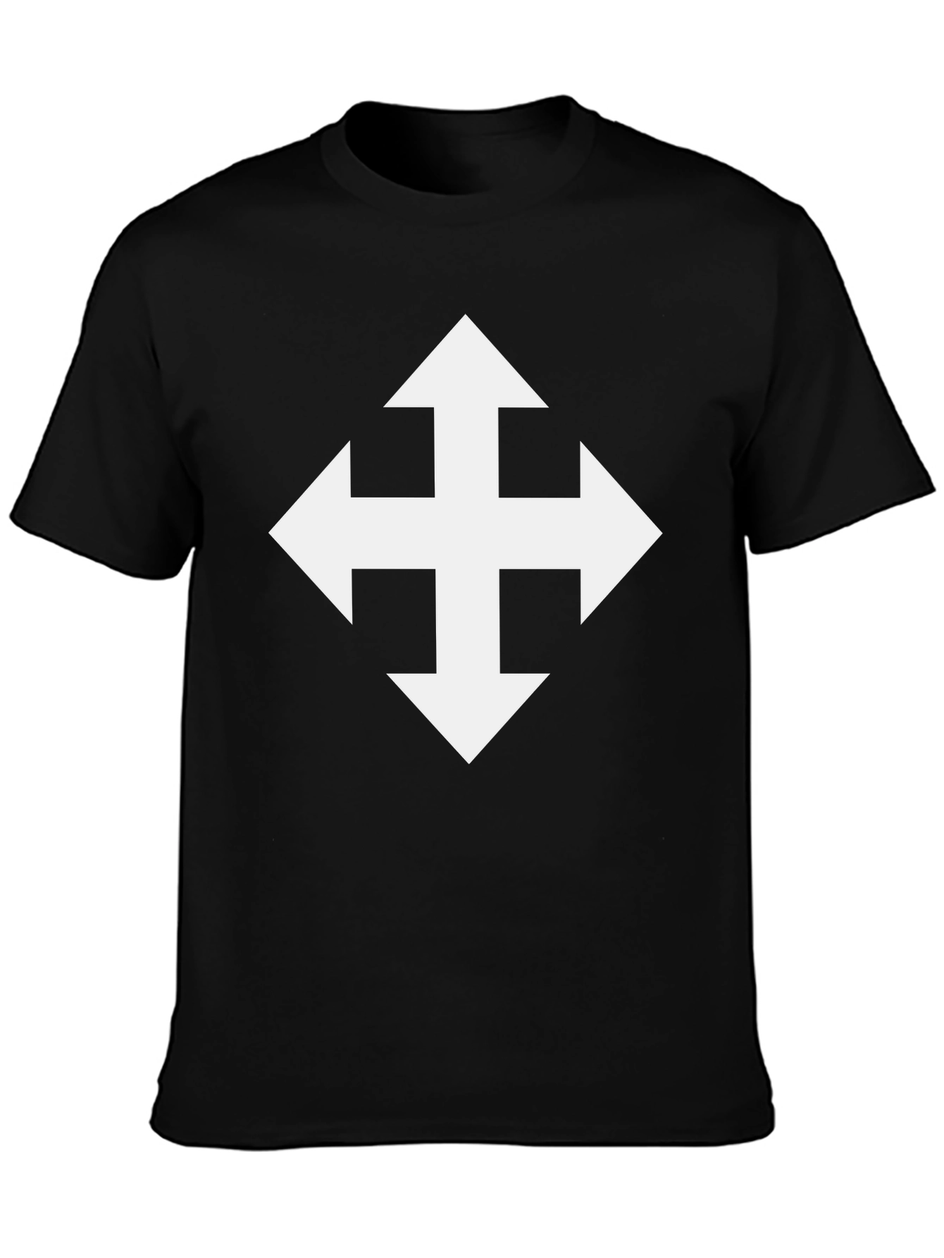 Black Arrow Directions Graphic Tee - Black view 3