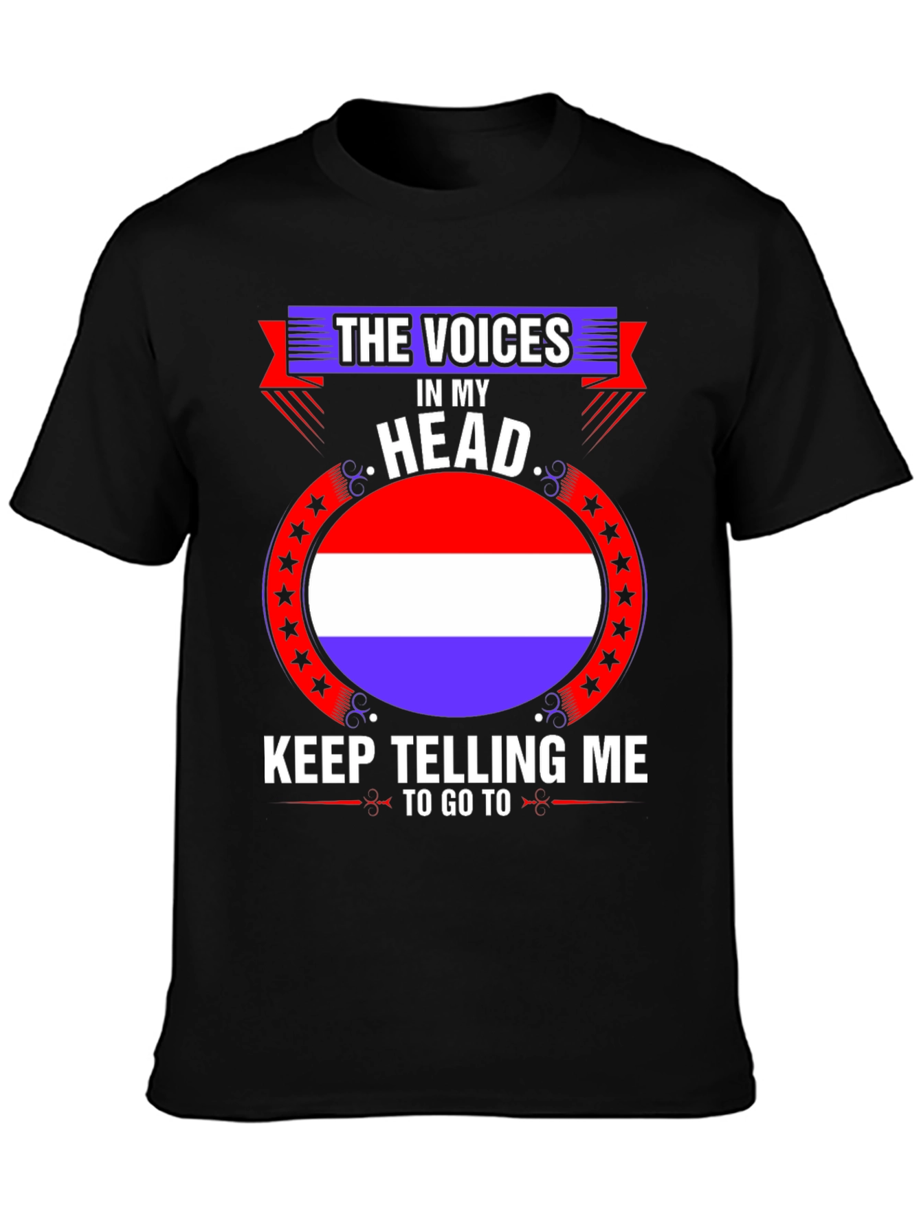 Black Voices in My Head Graphic Tee view 3