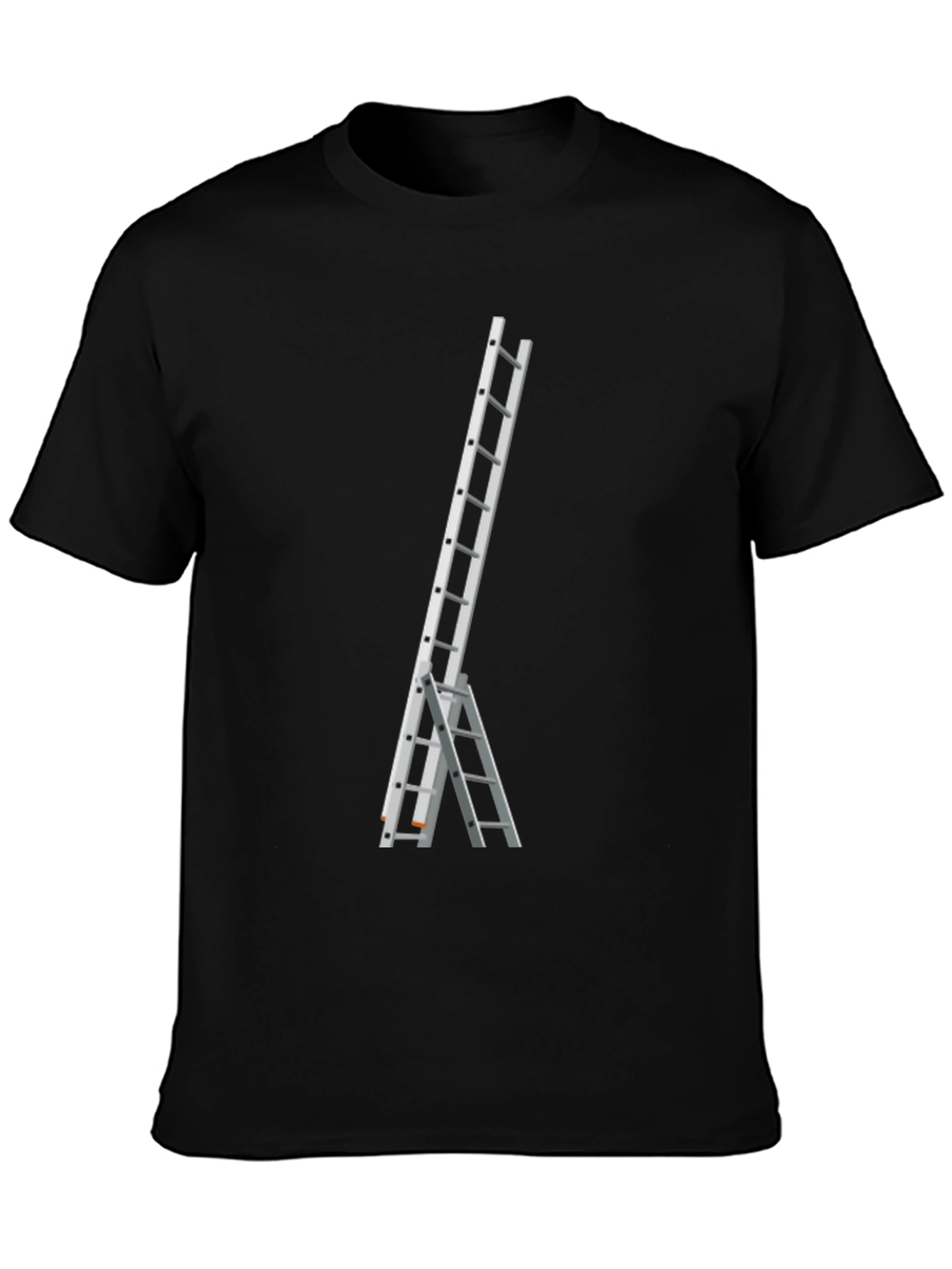 Black Ladder Graphic Tee - Climb Higher! view 3