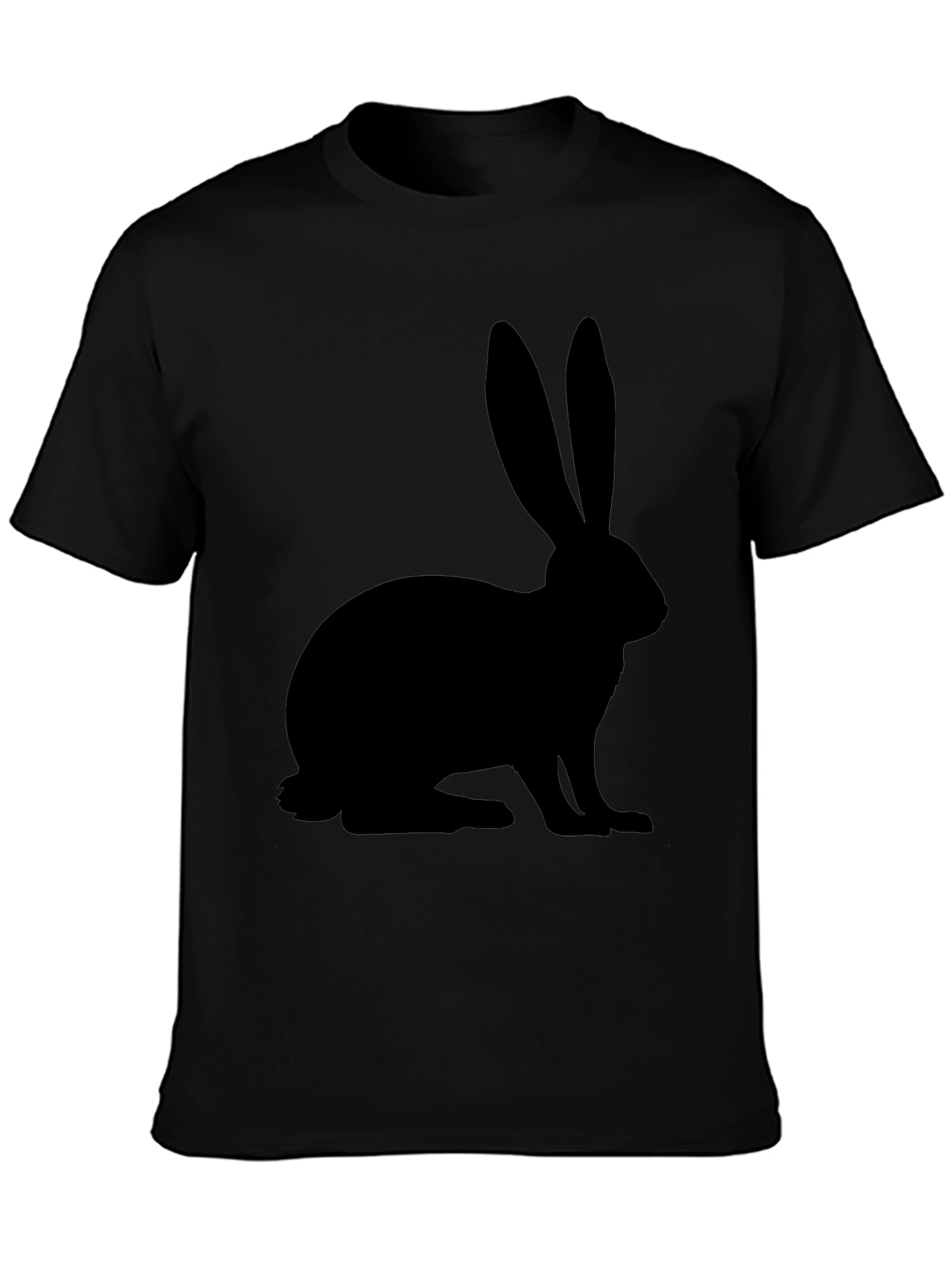 Black Black Rabbit Graphic T-Shirt - Casual Style view 3