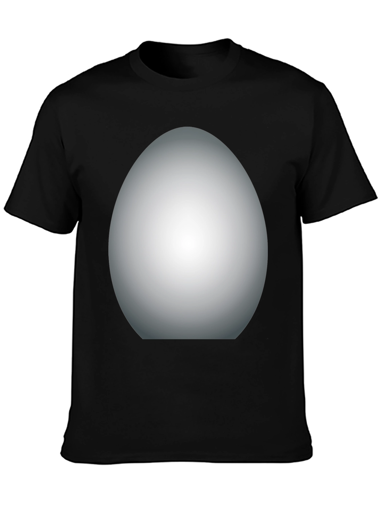 Black Egg-cellent Black T-Shirt view 3