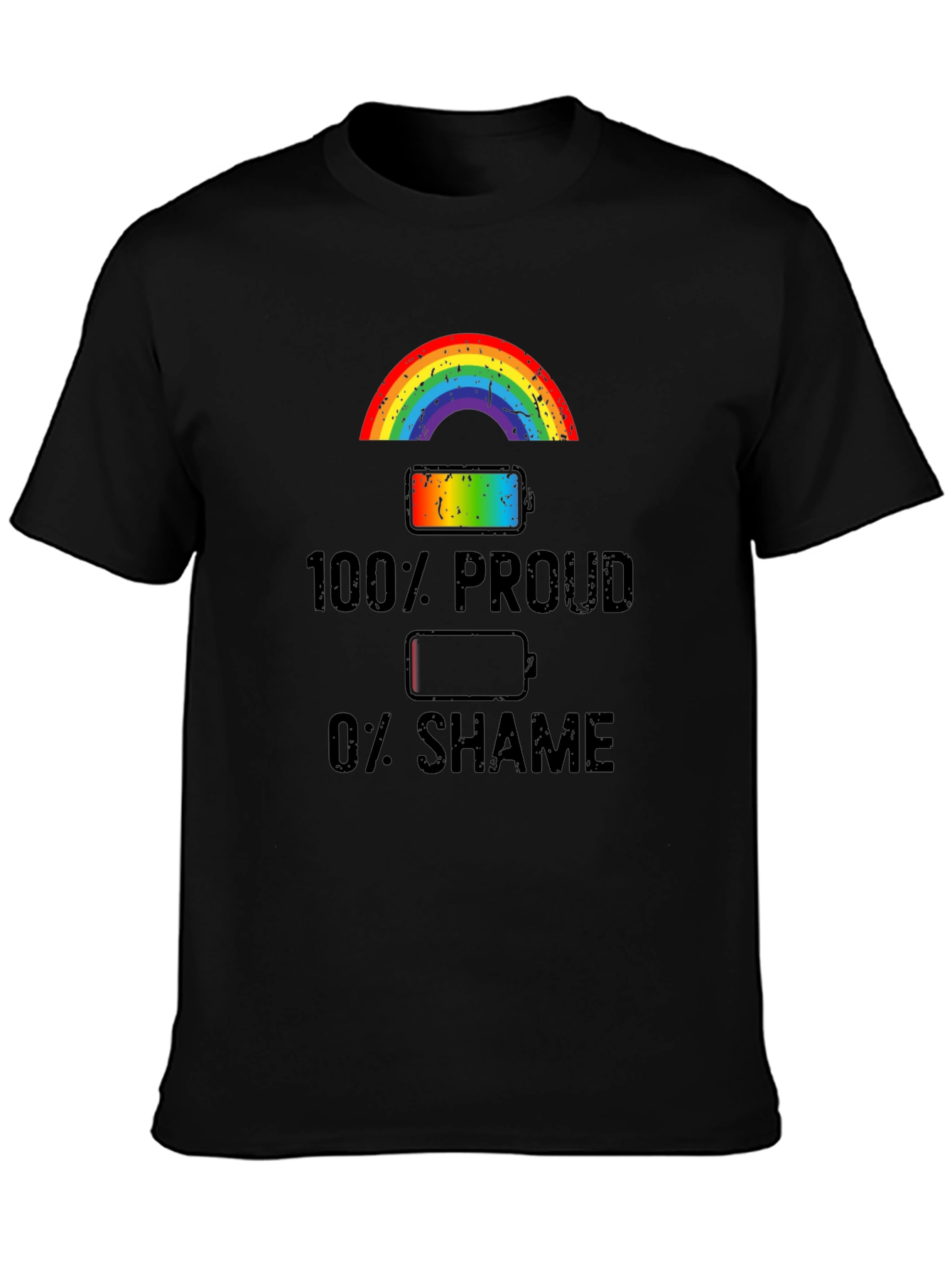 100% Proud 0% Shame Graphic Tee - 3