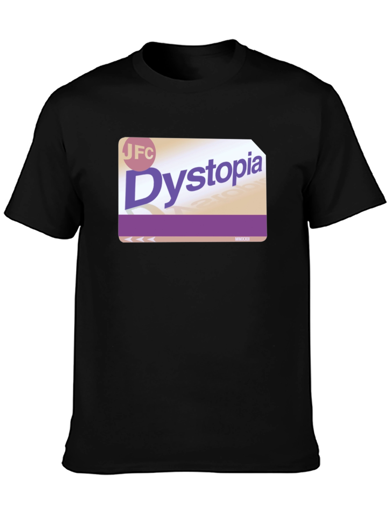 Black Dystopia Graphic Tee - Stylish Statement Shirt view 3