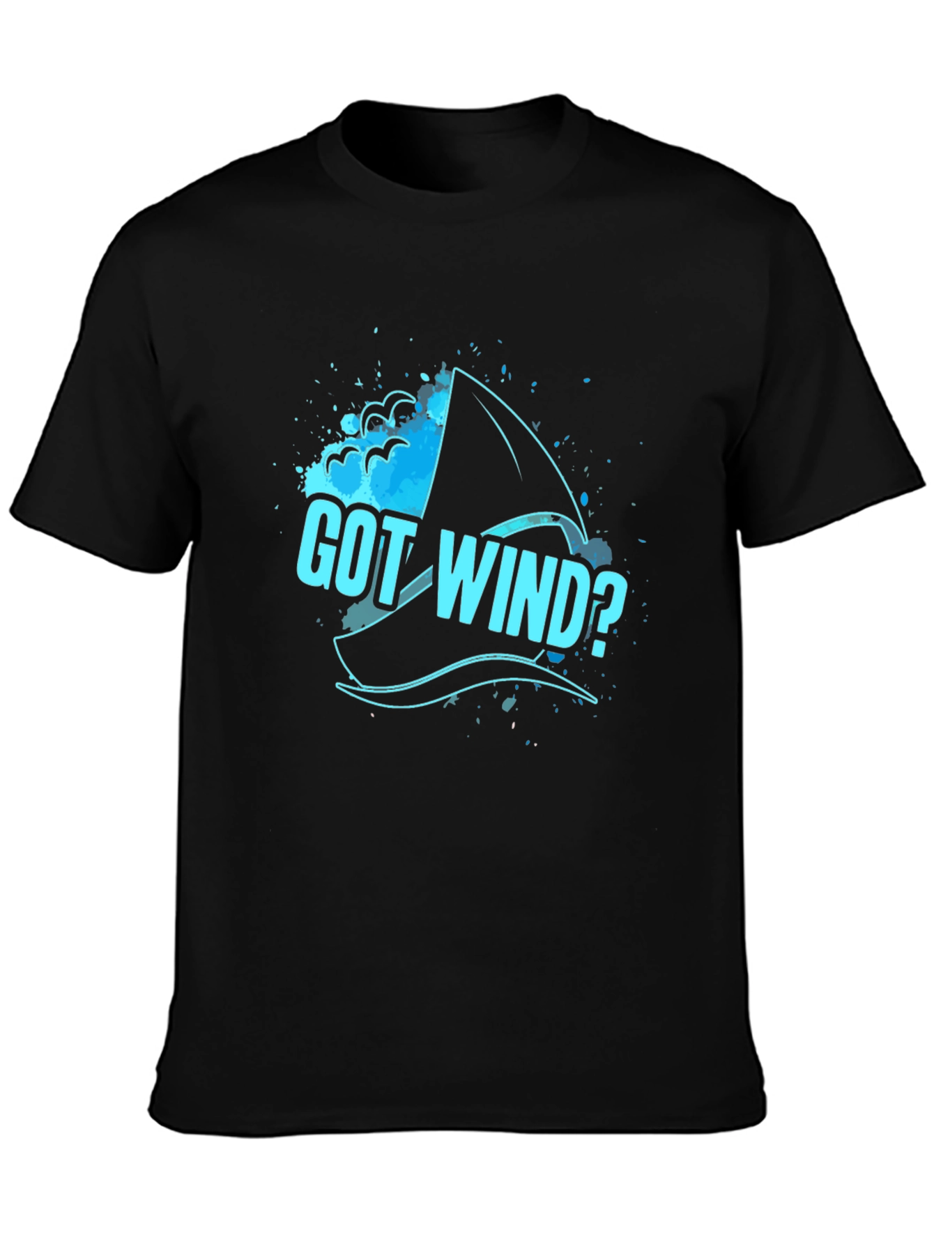 Black Got Wind? Graphic Tee - Sailing Humor Shirt view 3