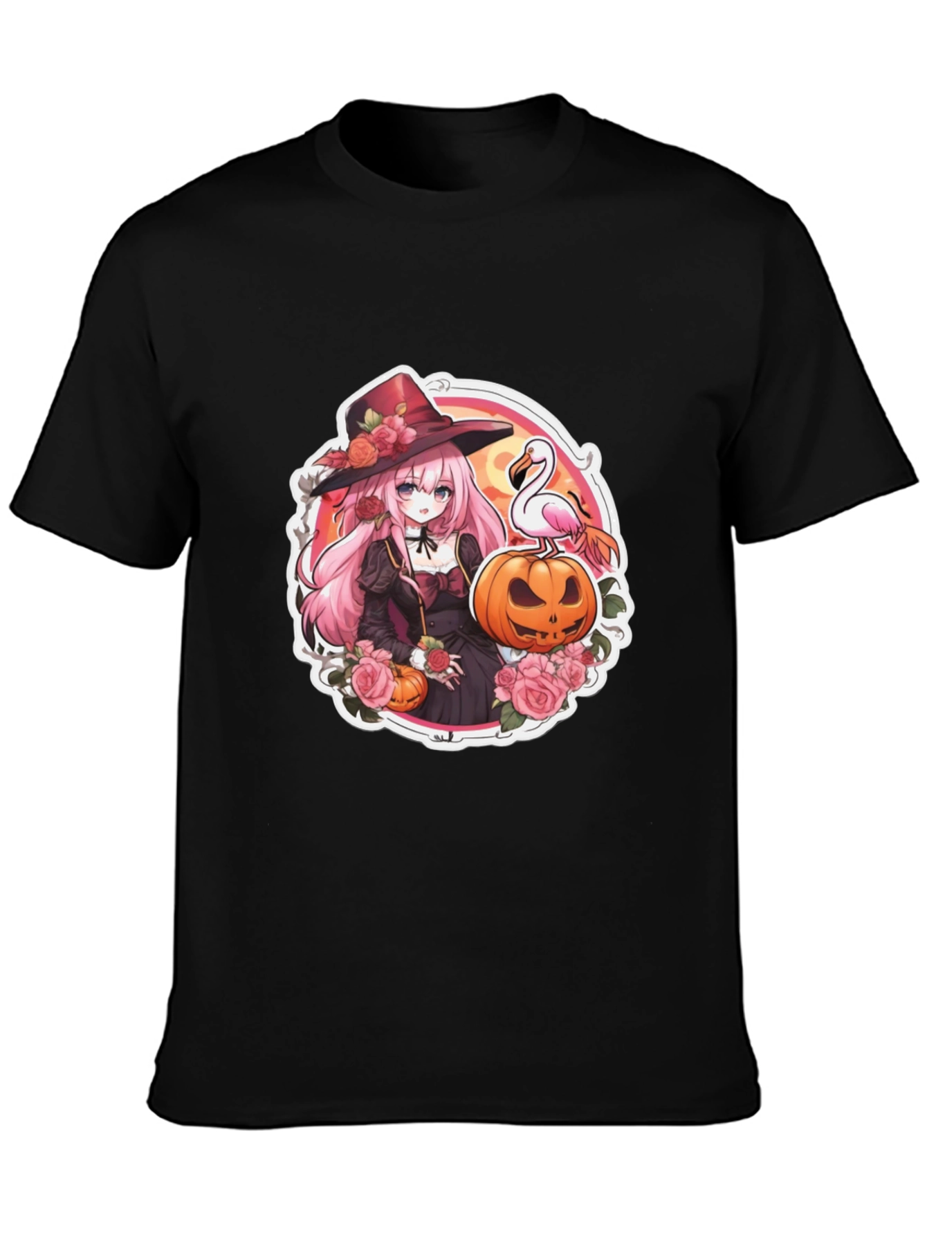 Halloween Witch Anime T-Shirt - 3