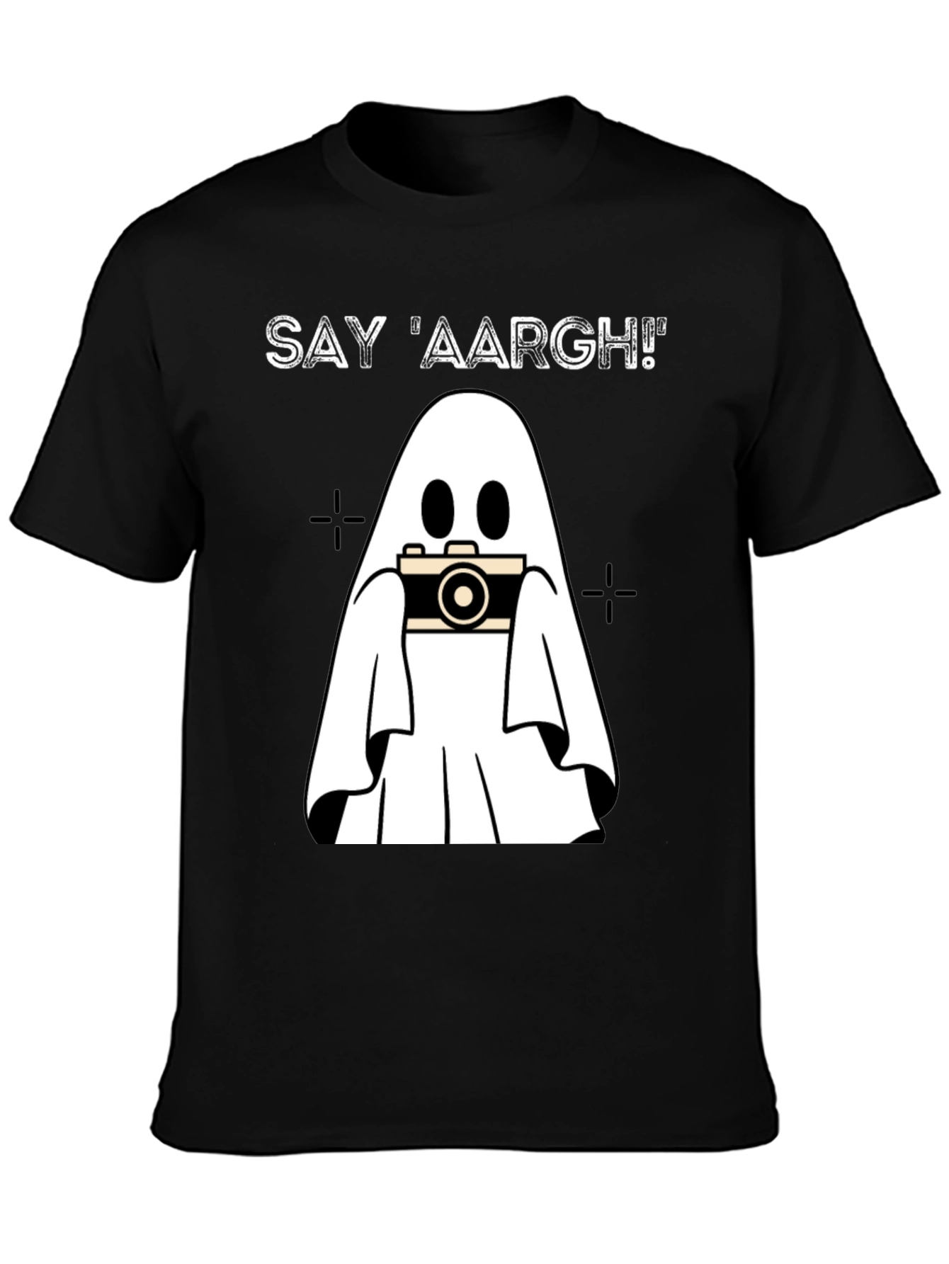 Ghost Photographer T-Shirt - Say 'AARGH!' - 3