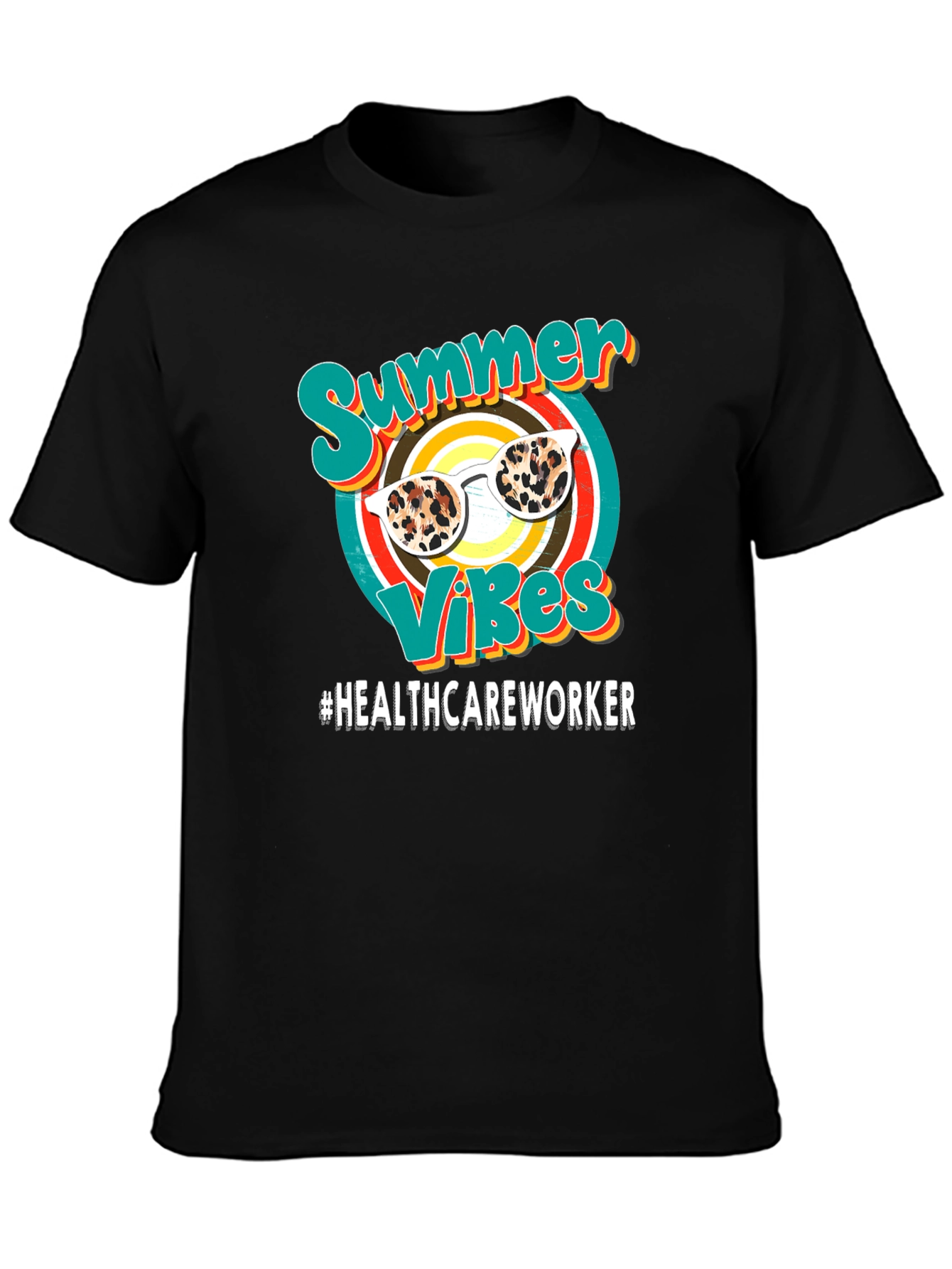 Summer Vibes Healthcare Worker Graphic Tee - 3