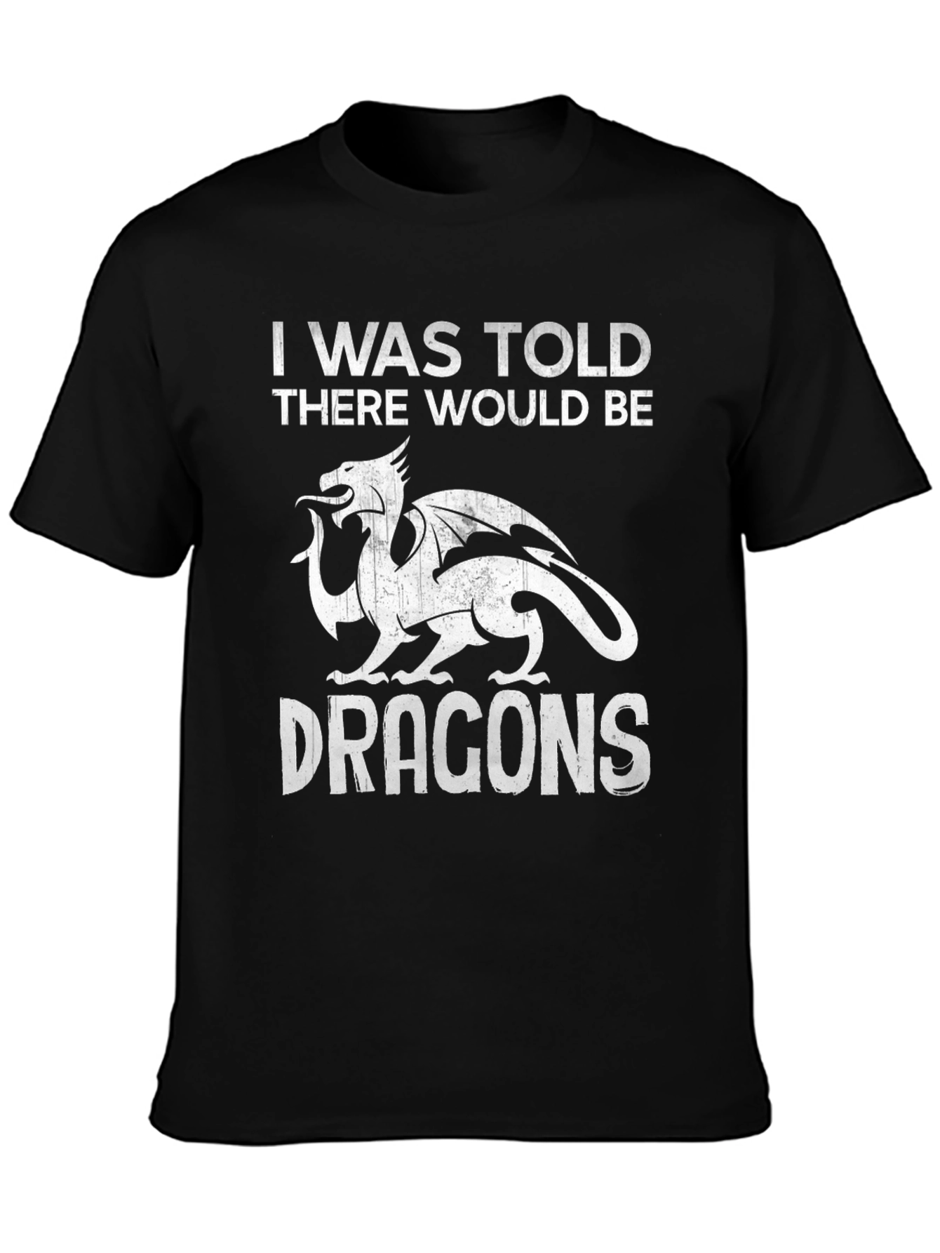 Black Dragon Graphic Tee - I Was Told There Would Be Dragons view 3