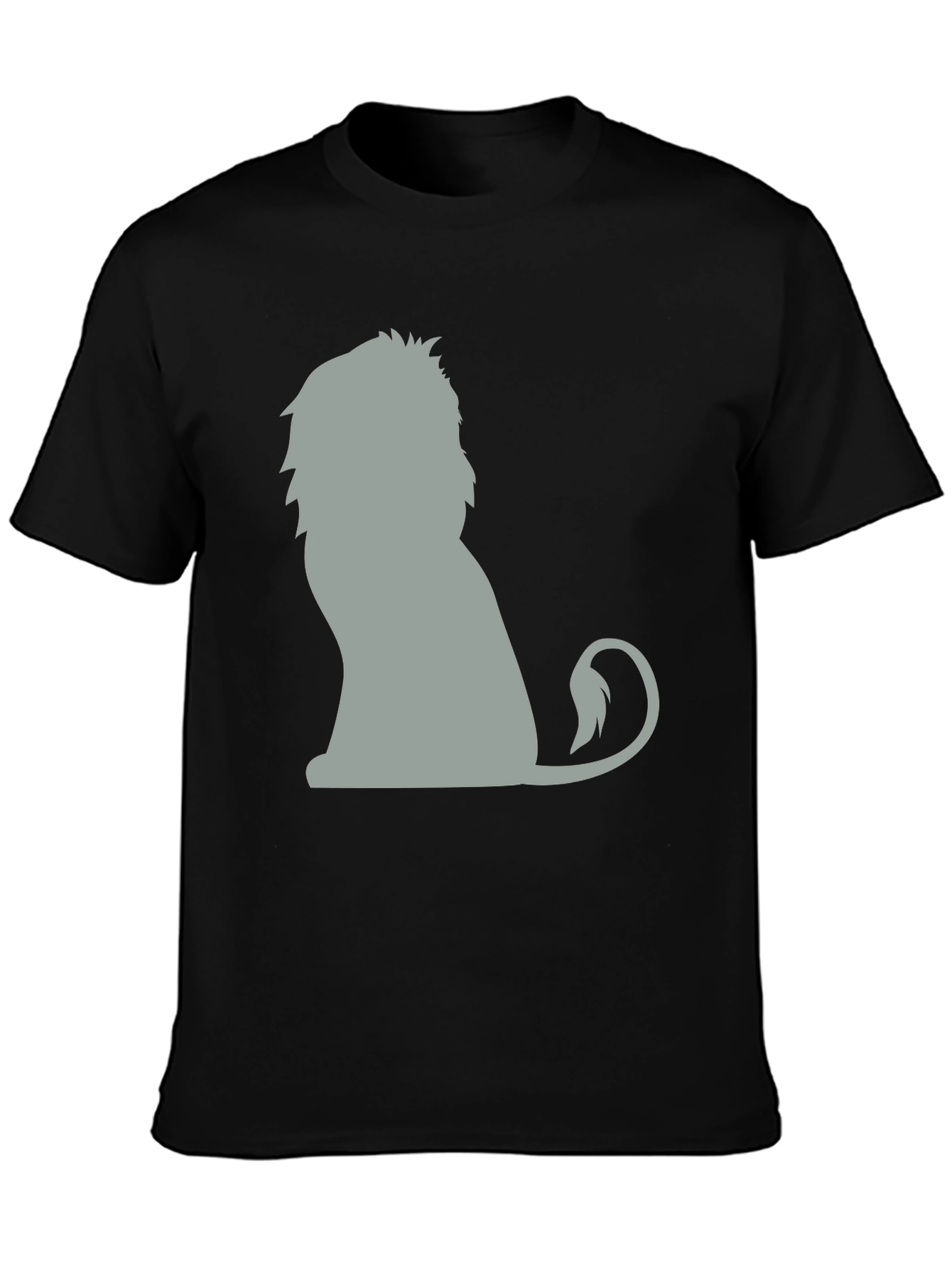 Black Lion Graphic Tee - Unisex Cotton T-Shirt view 3