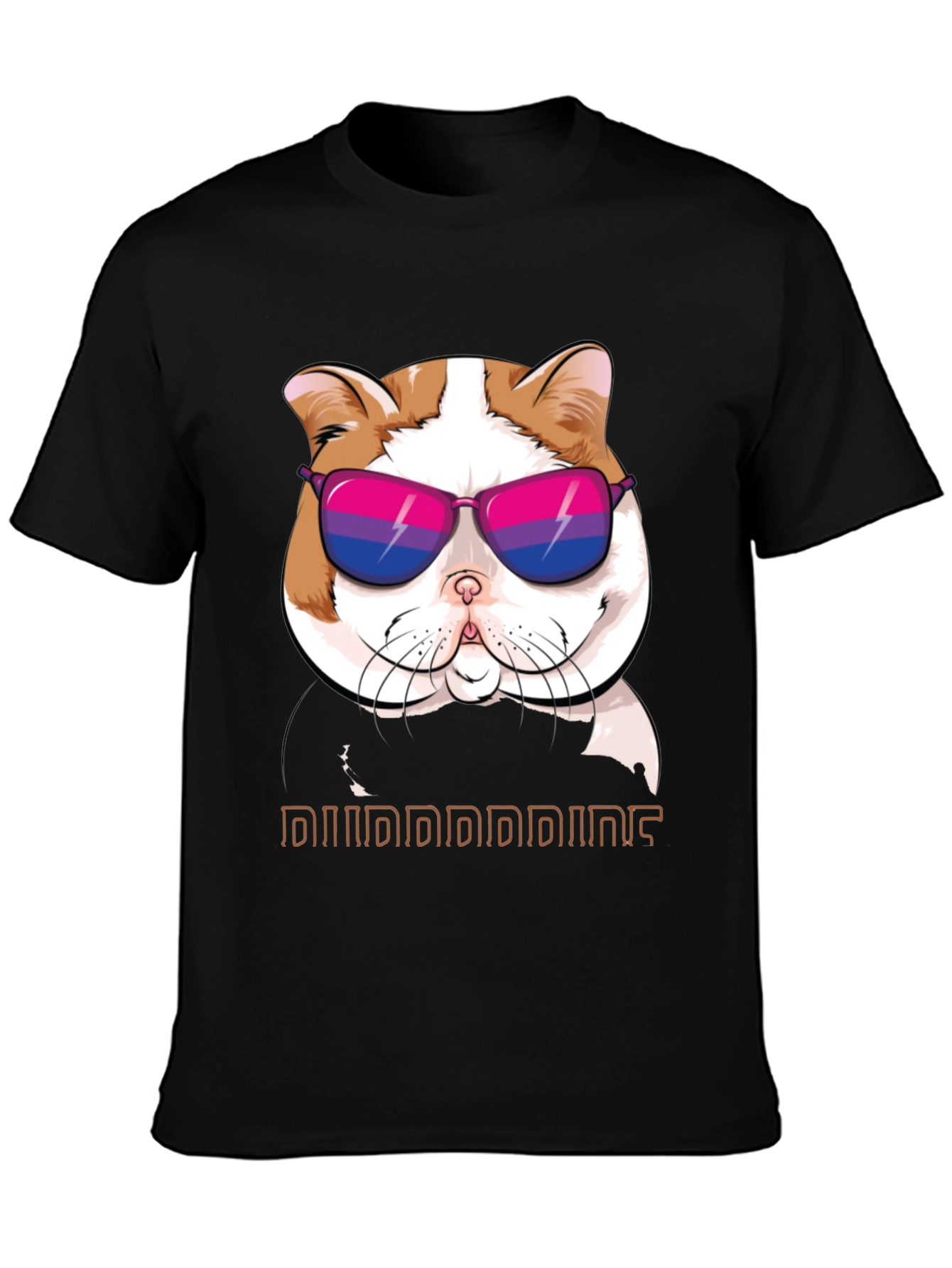 Cool Cat T-Shirt: Bi Pride Sunglasses - 3