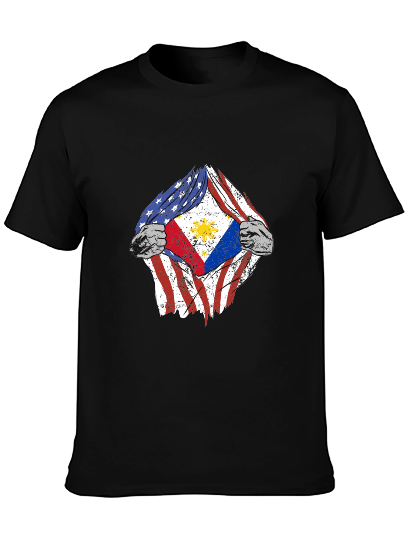 USA Philippines Flag T-Shirt - 3