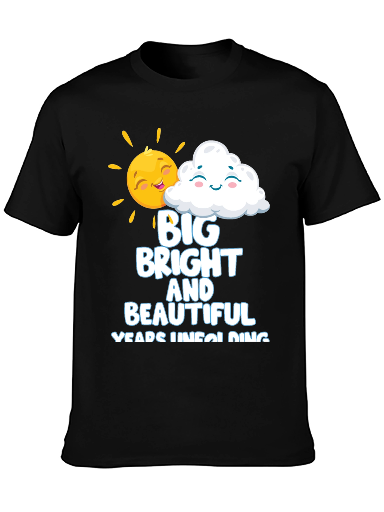 Black Big Bright & Beautiful Graphic T-Shirt view 3