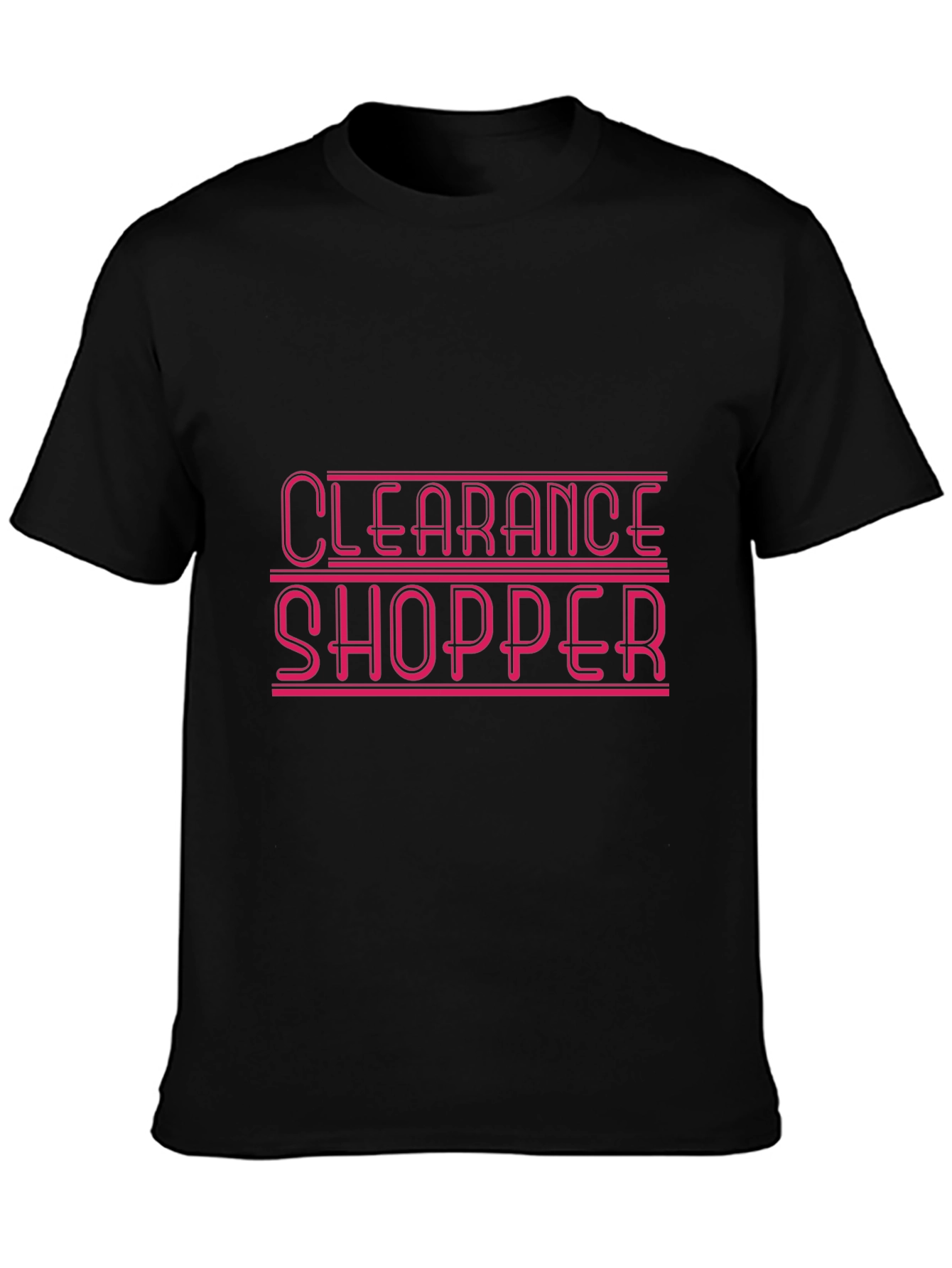 Black Clearance Shopper Graphic T-Shirt view 3