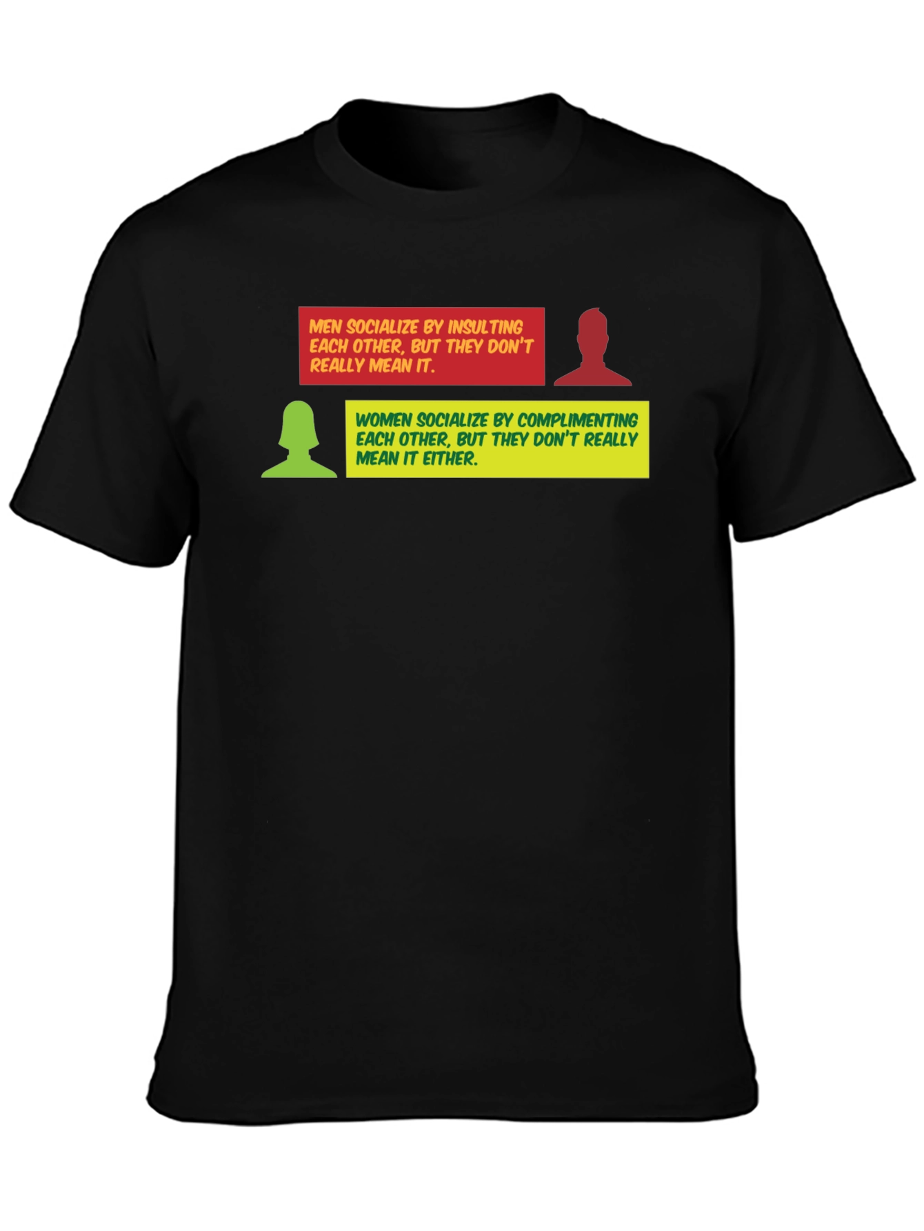 Black Humorous Gender Socialization T-Shirt view 3