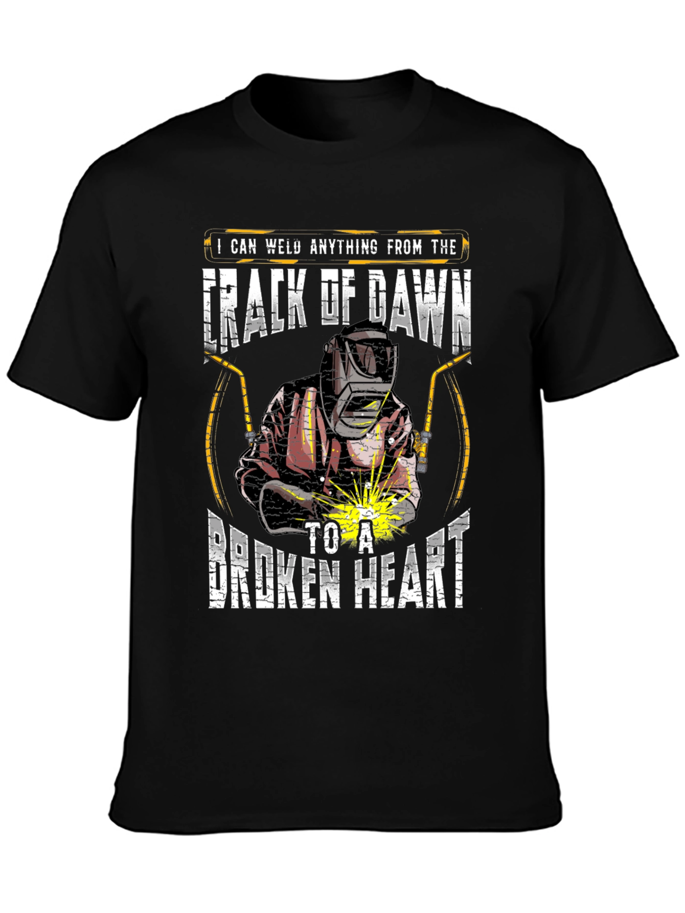 Black Welder T-Shirt: Crack of Dawn to Broken Heart view 3