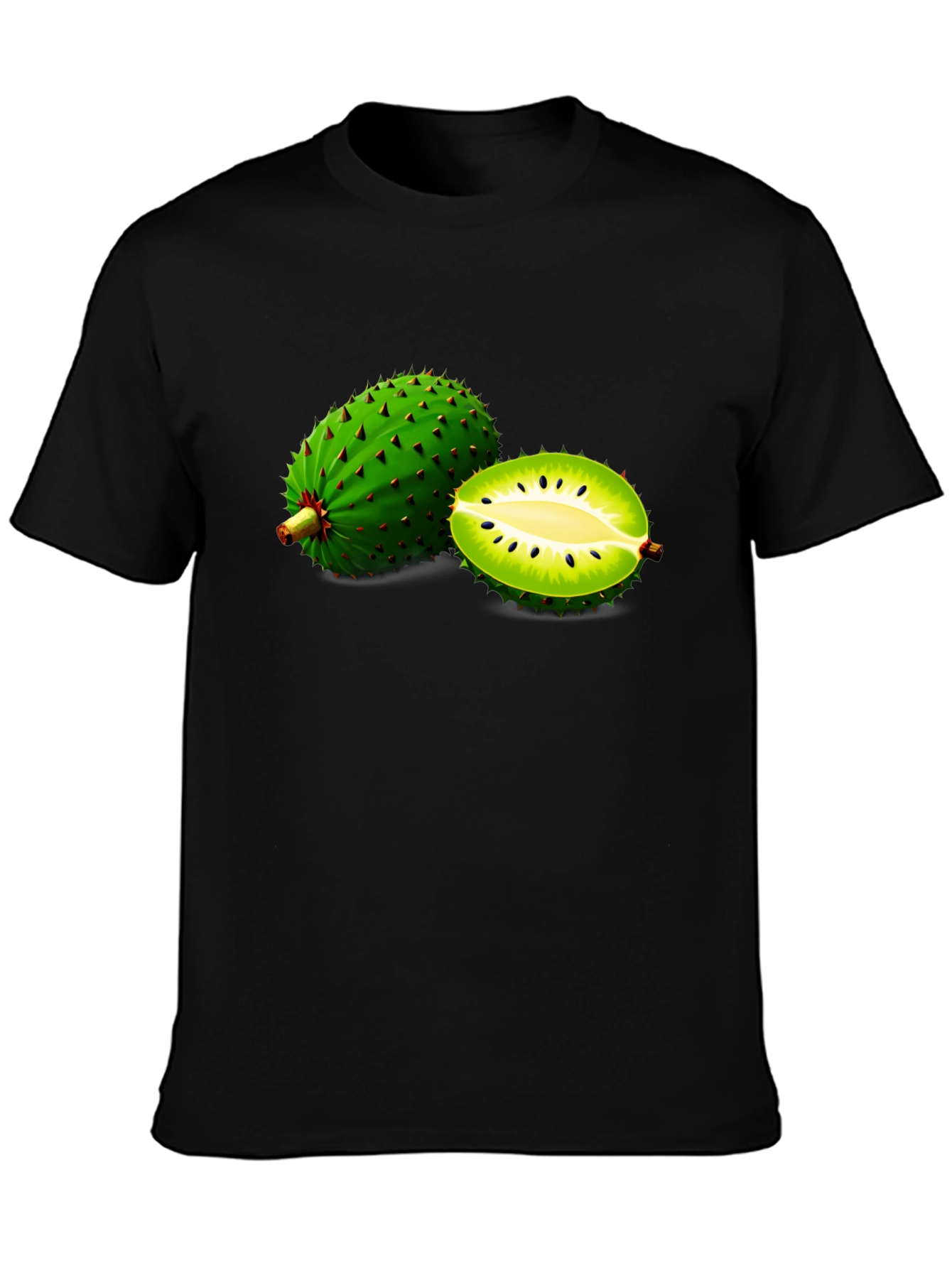 Black Soursop Fruit Graphic Tee - Unique Design! view 3
