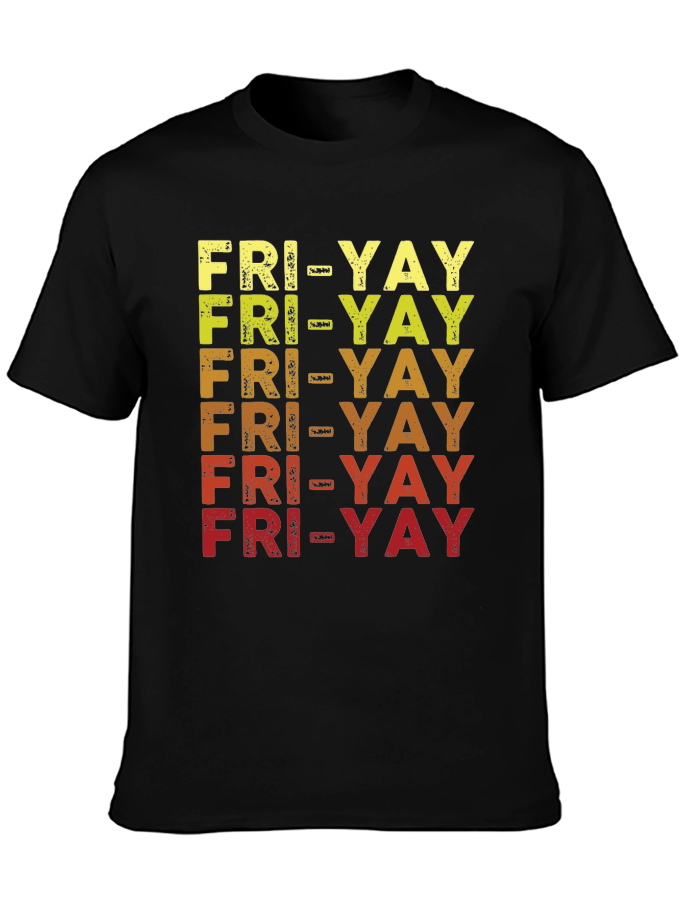 Black Fun FRI-YAY T-Shirt  view 3