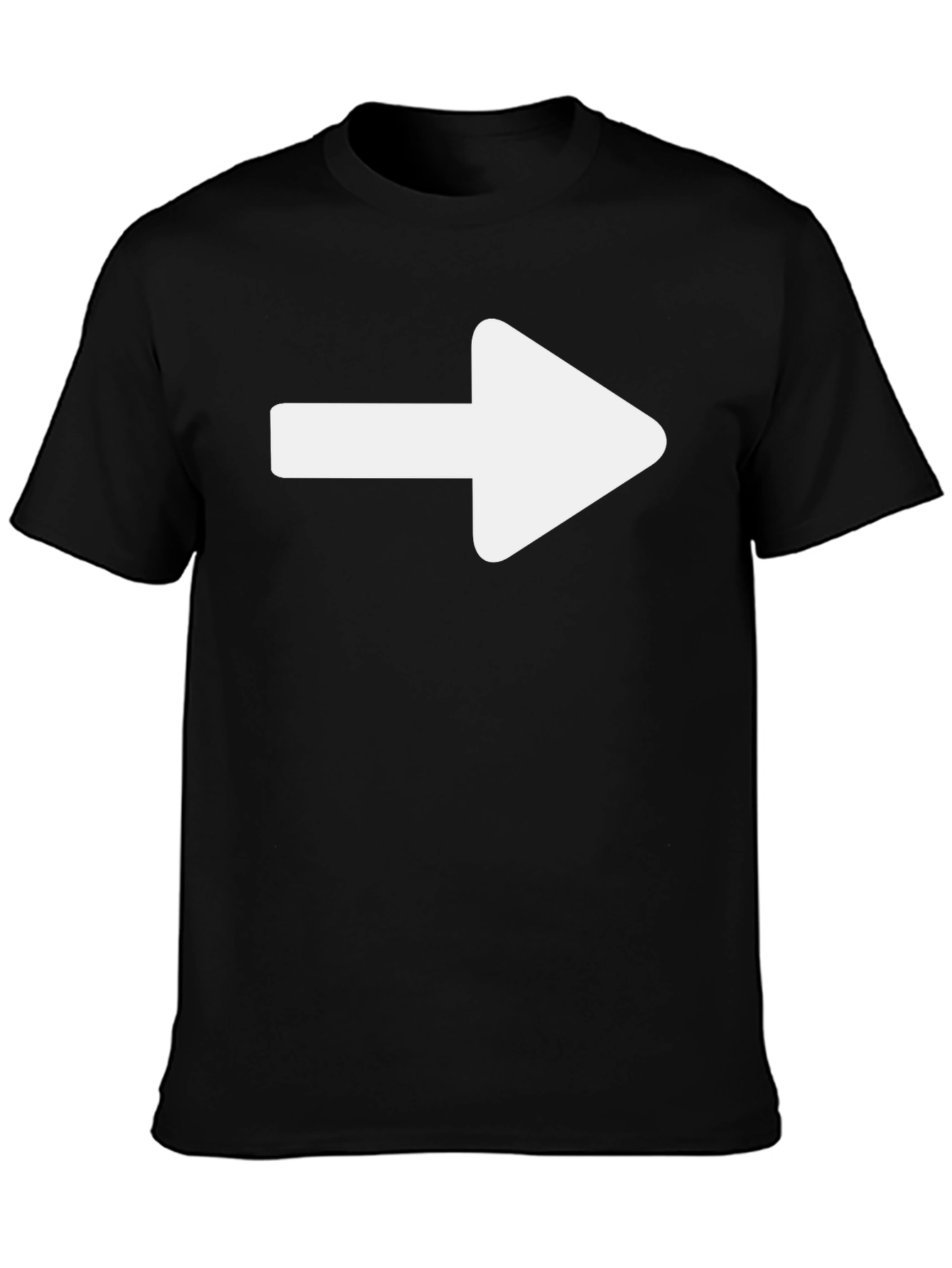 Black Arrow Graphic Black T-Shirt view 3