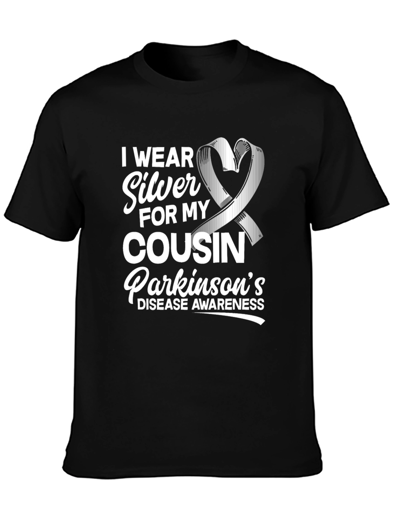 Parkinson's Disease Awareness Ribbon T-Shirt - 3
