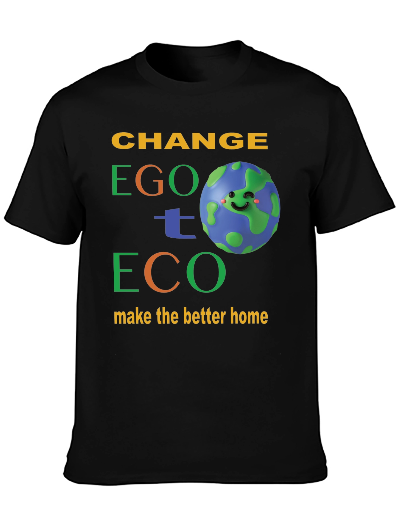 Change Ego to Eco Graphic T-Shirt - 3