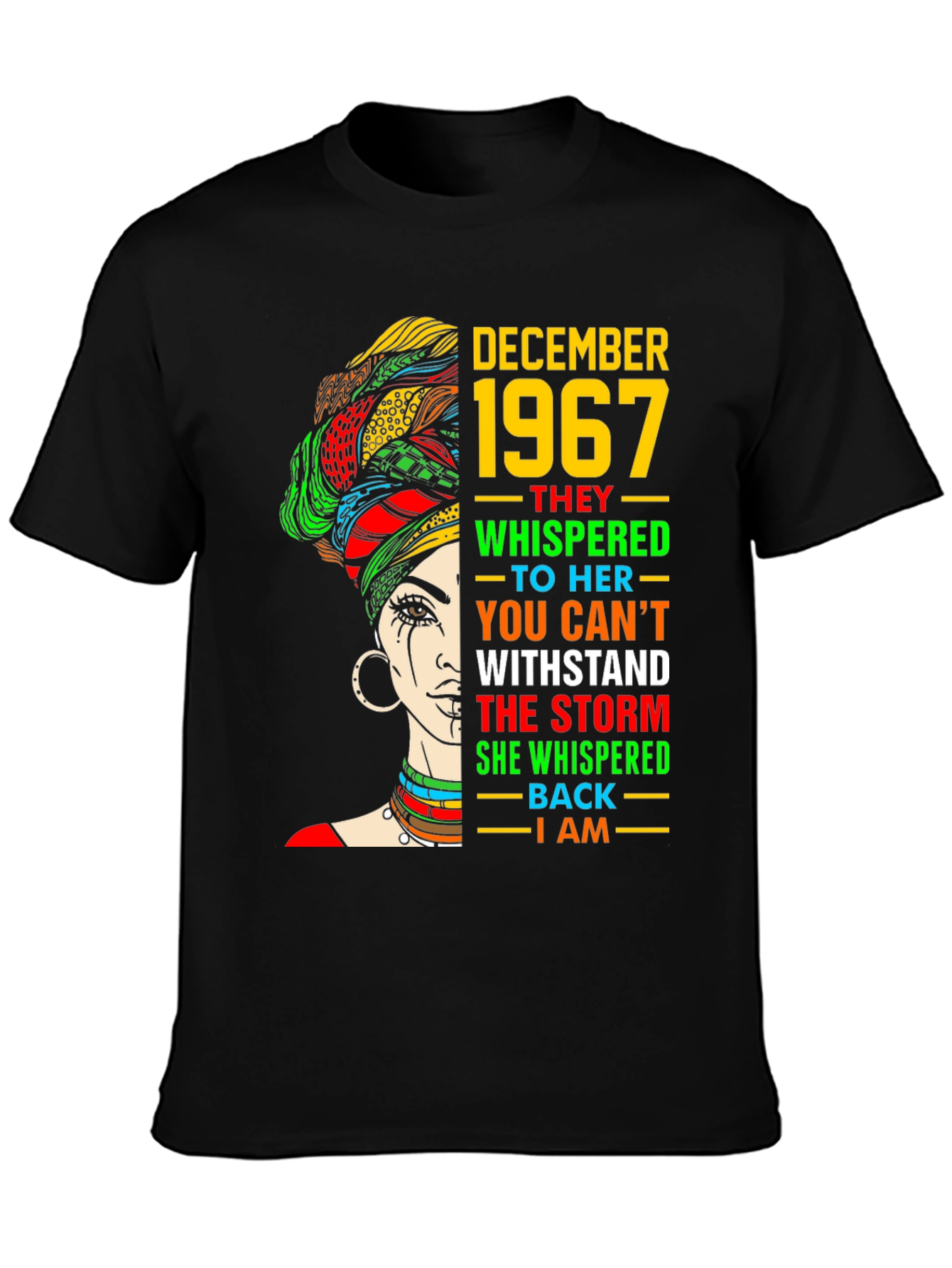 Black December 1967 Storm T-Shirt view 3