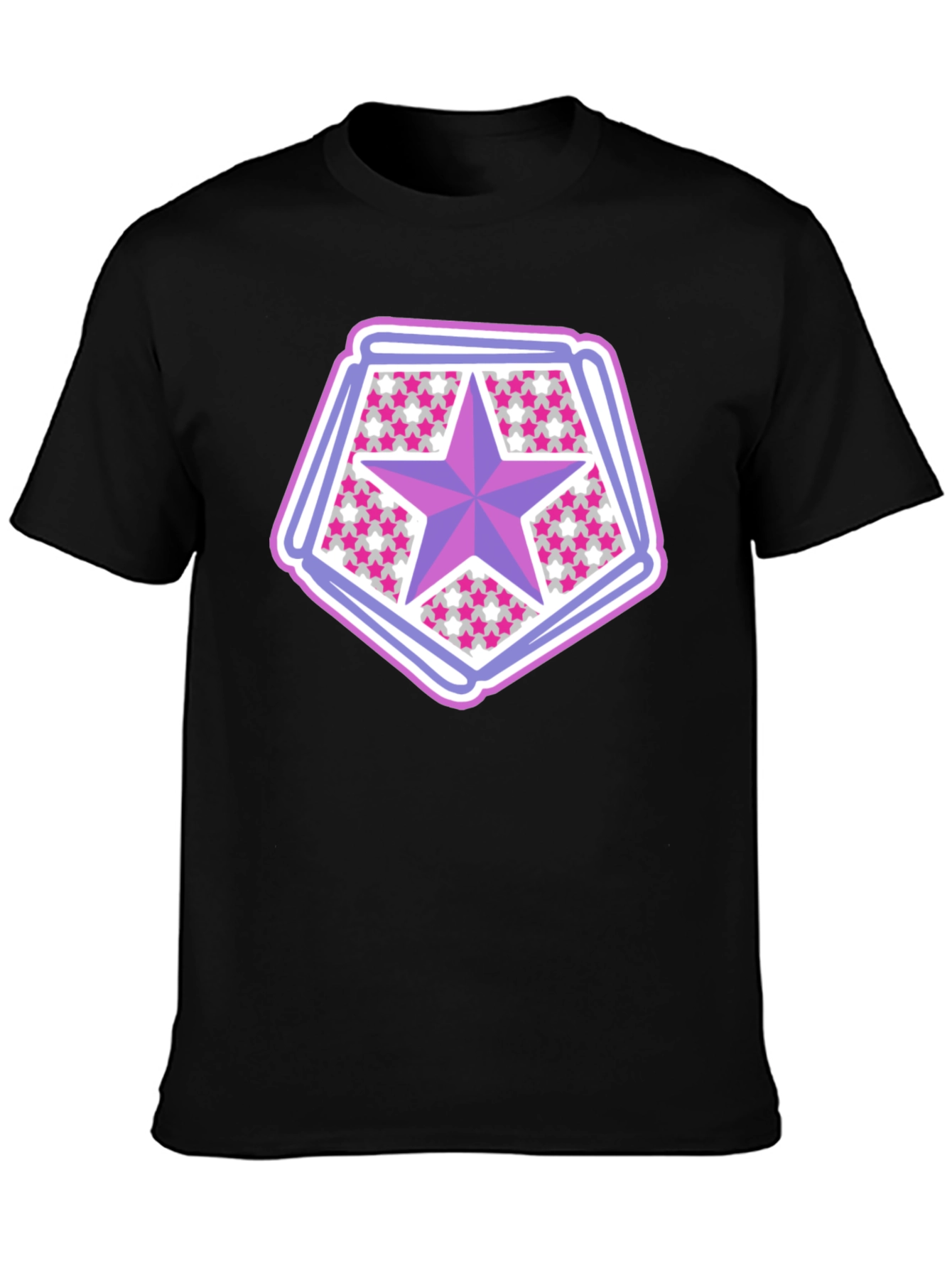 Black Star Graphic Black Tee view 3