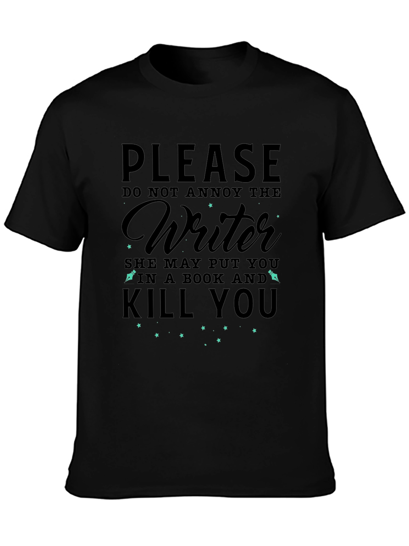 Black Writer Funny Novelist T-Shirt view 3