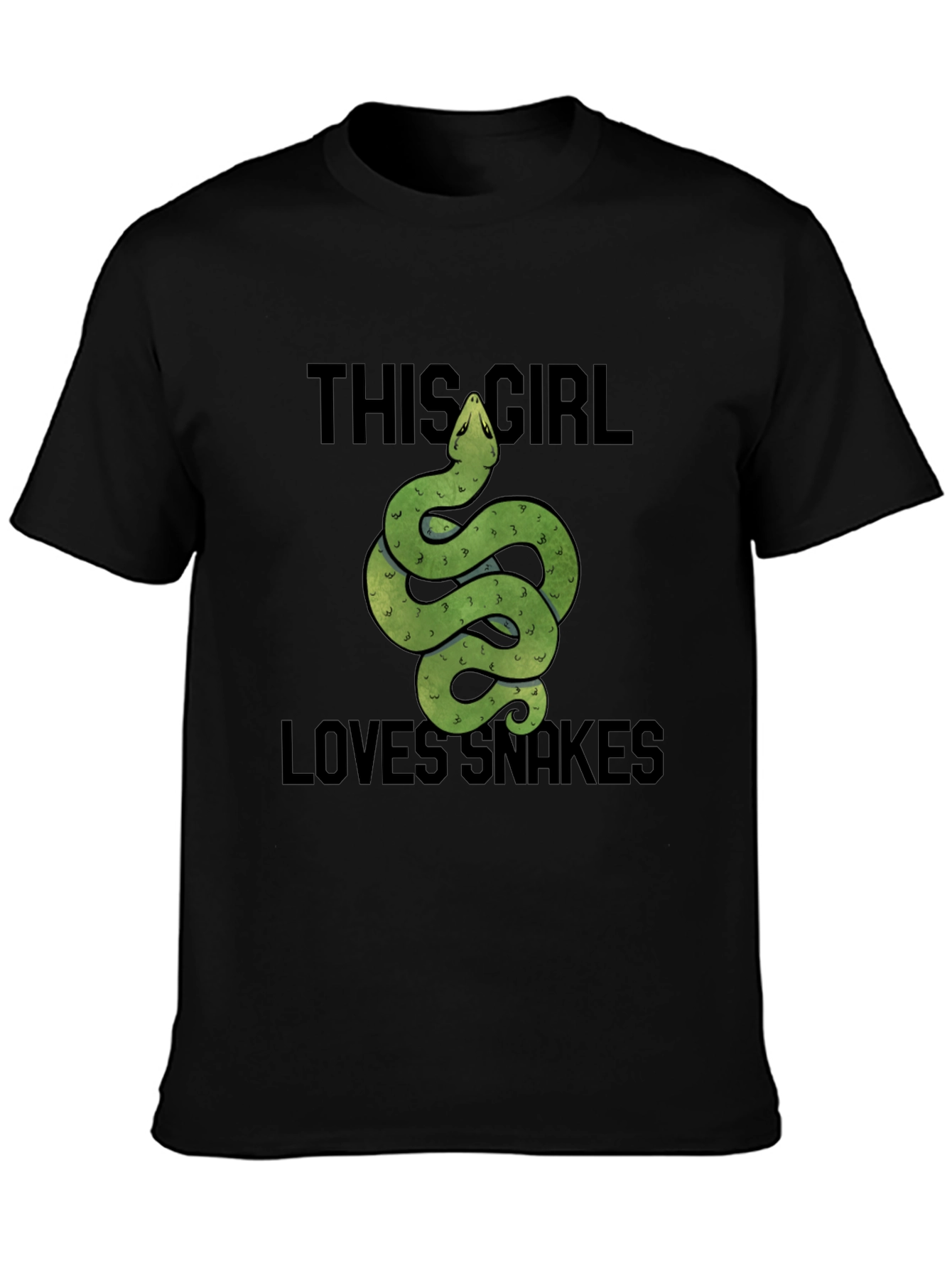 This Girl Loves Snakes T-Shirt - Reptile Lover Tee - 3