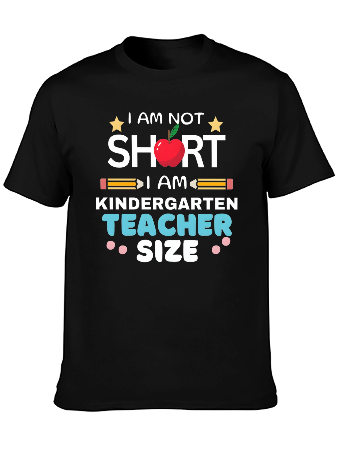 Kindergarten Teacher Size T-Shirt Funny Back to School - 3