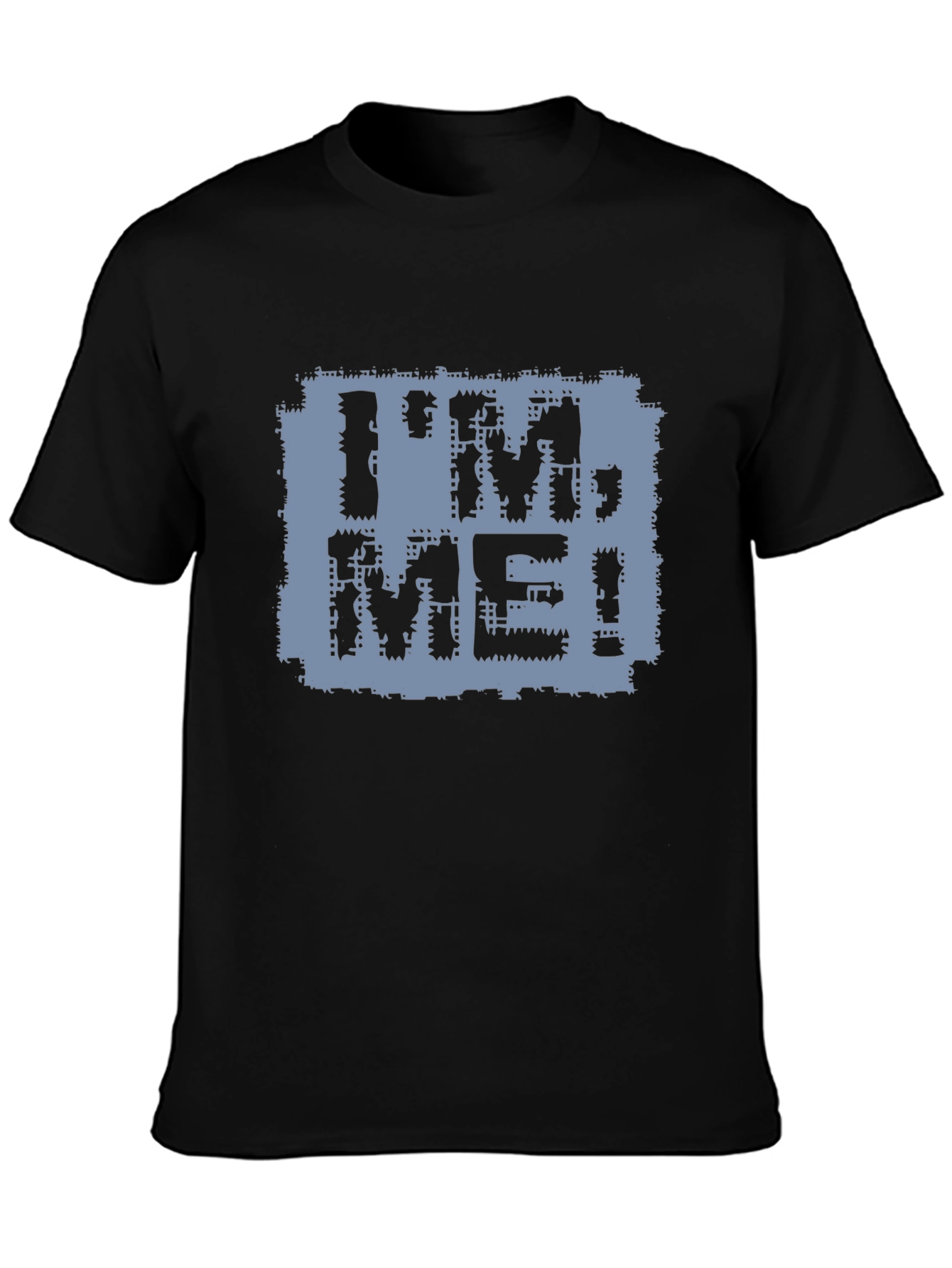 Black I'M ME! Graphic Black T-Shirt view 3
