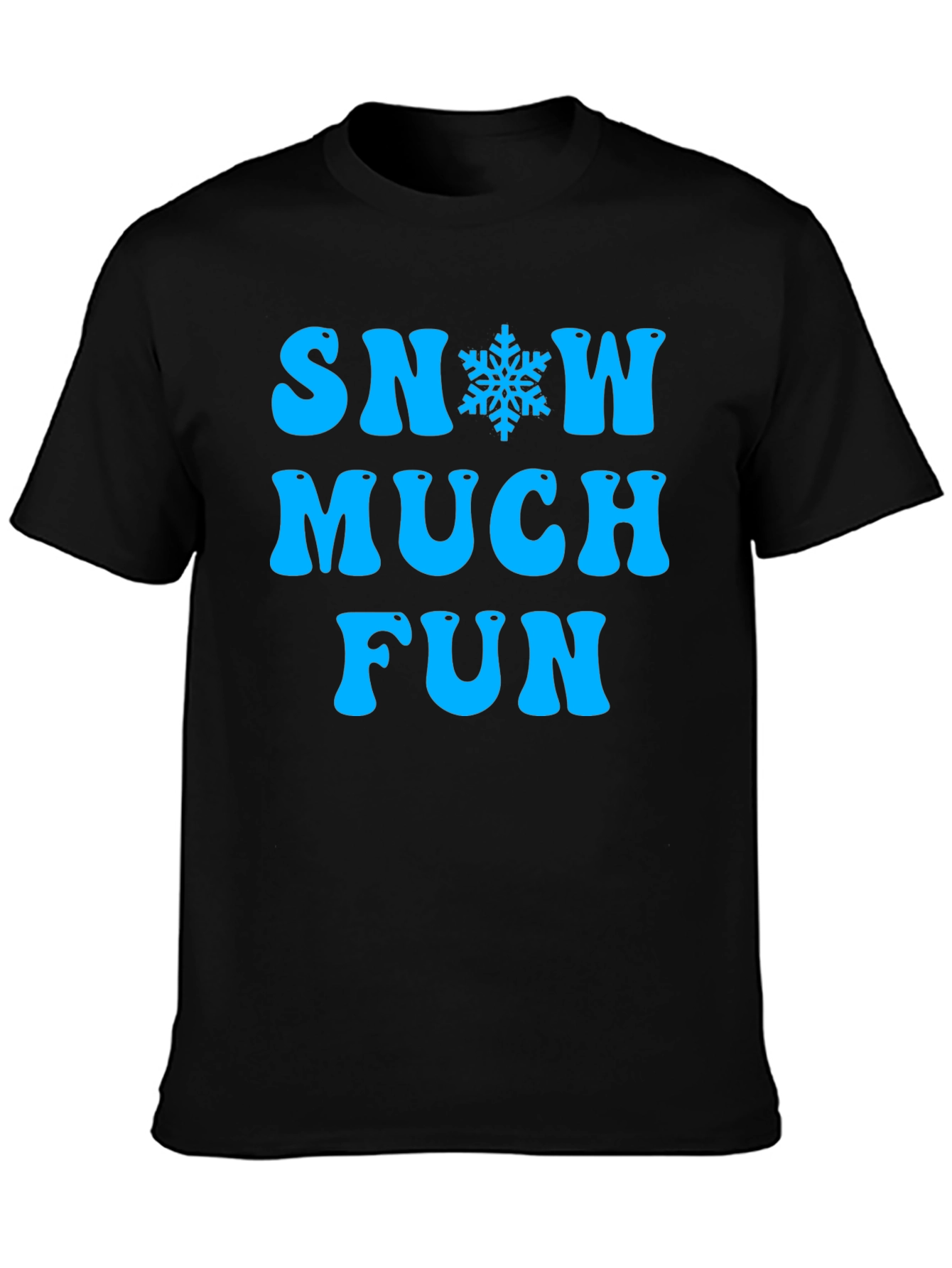 Black Snow Much Fun Graphic Tee view 3