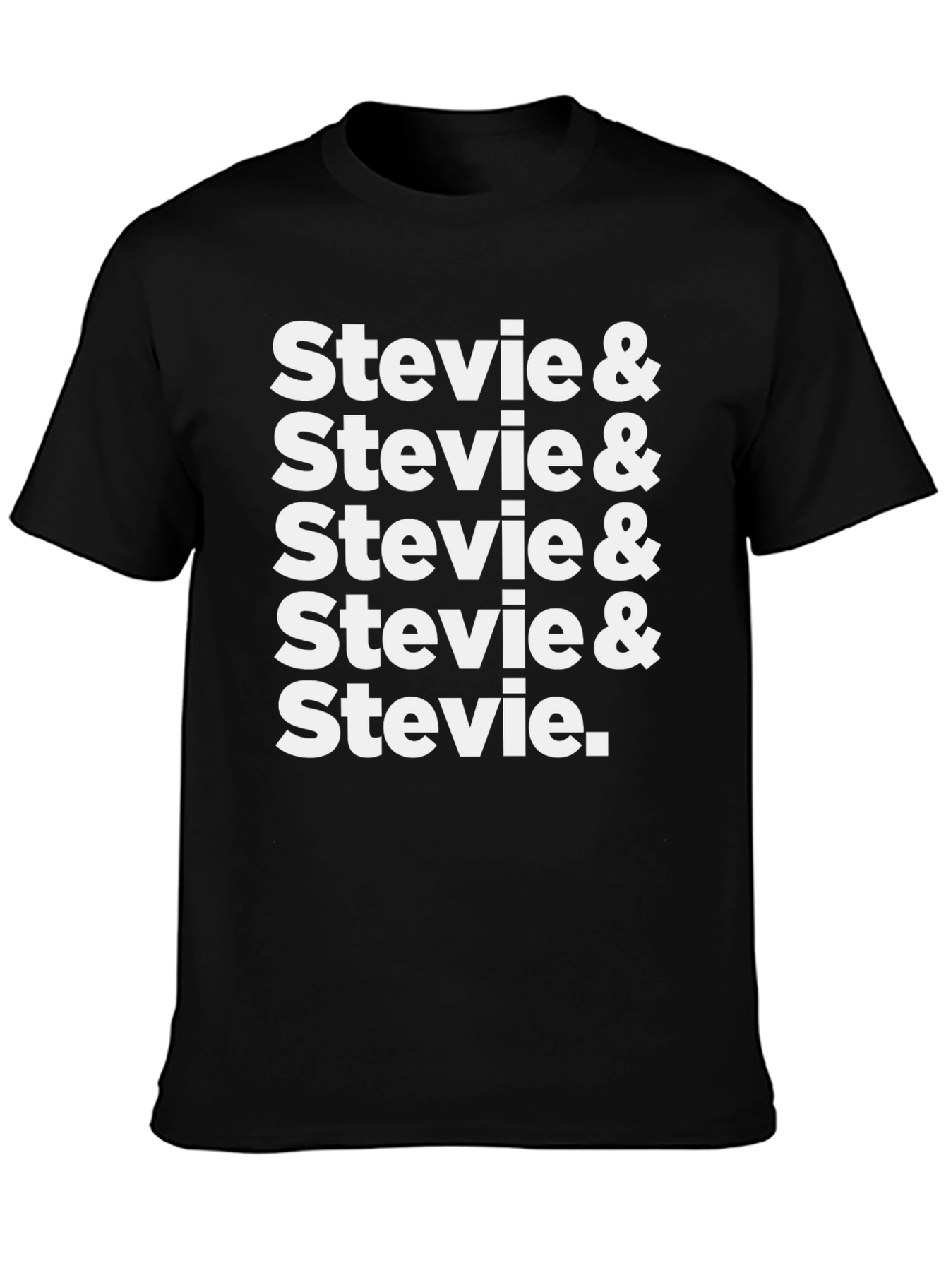 Black Stevie & Graphic Black Tee view 3