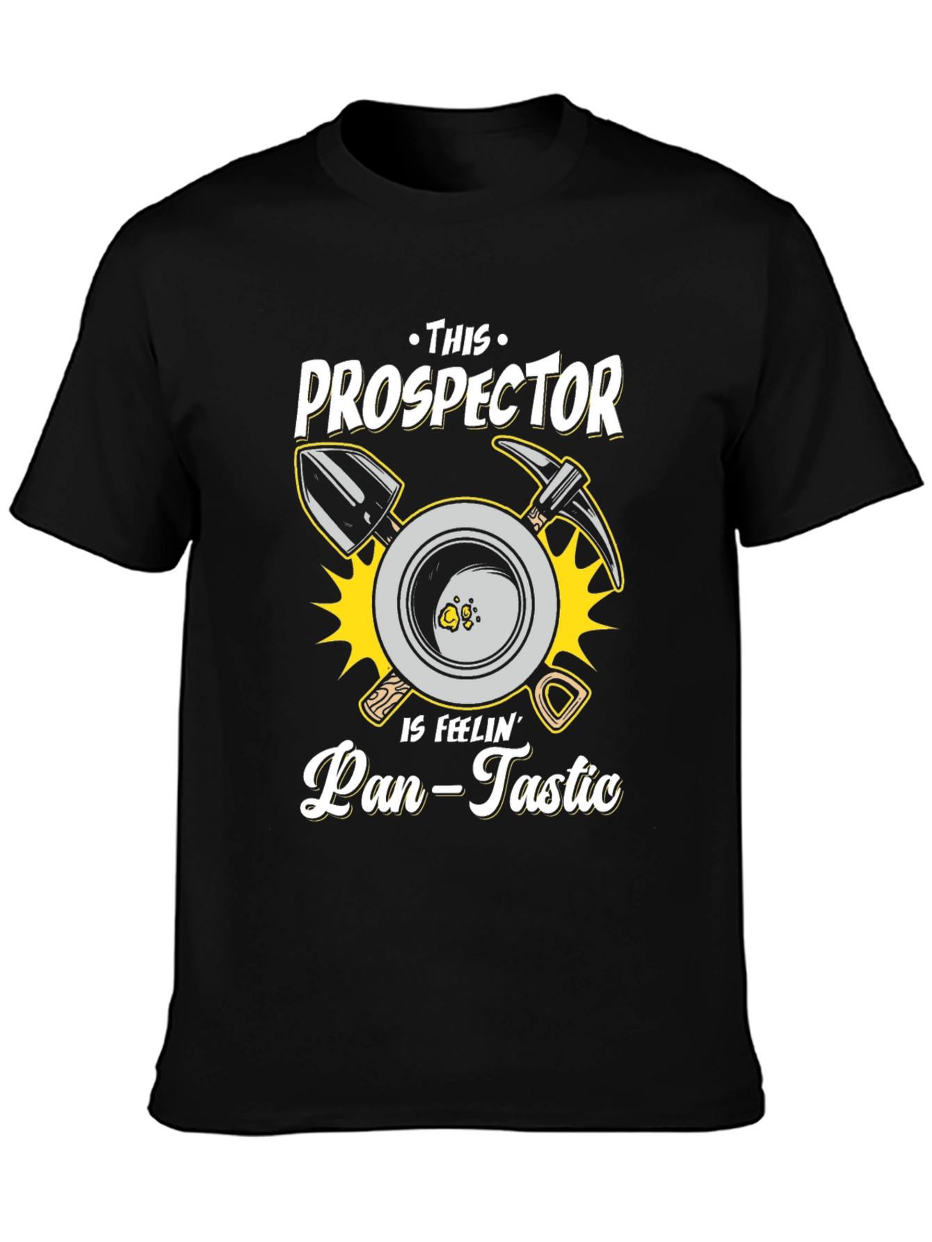 Black Prospector Pan-Tastic Black T-Shirt view 3
