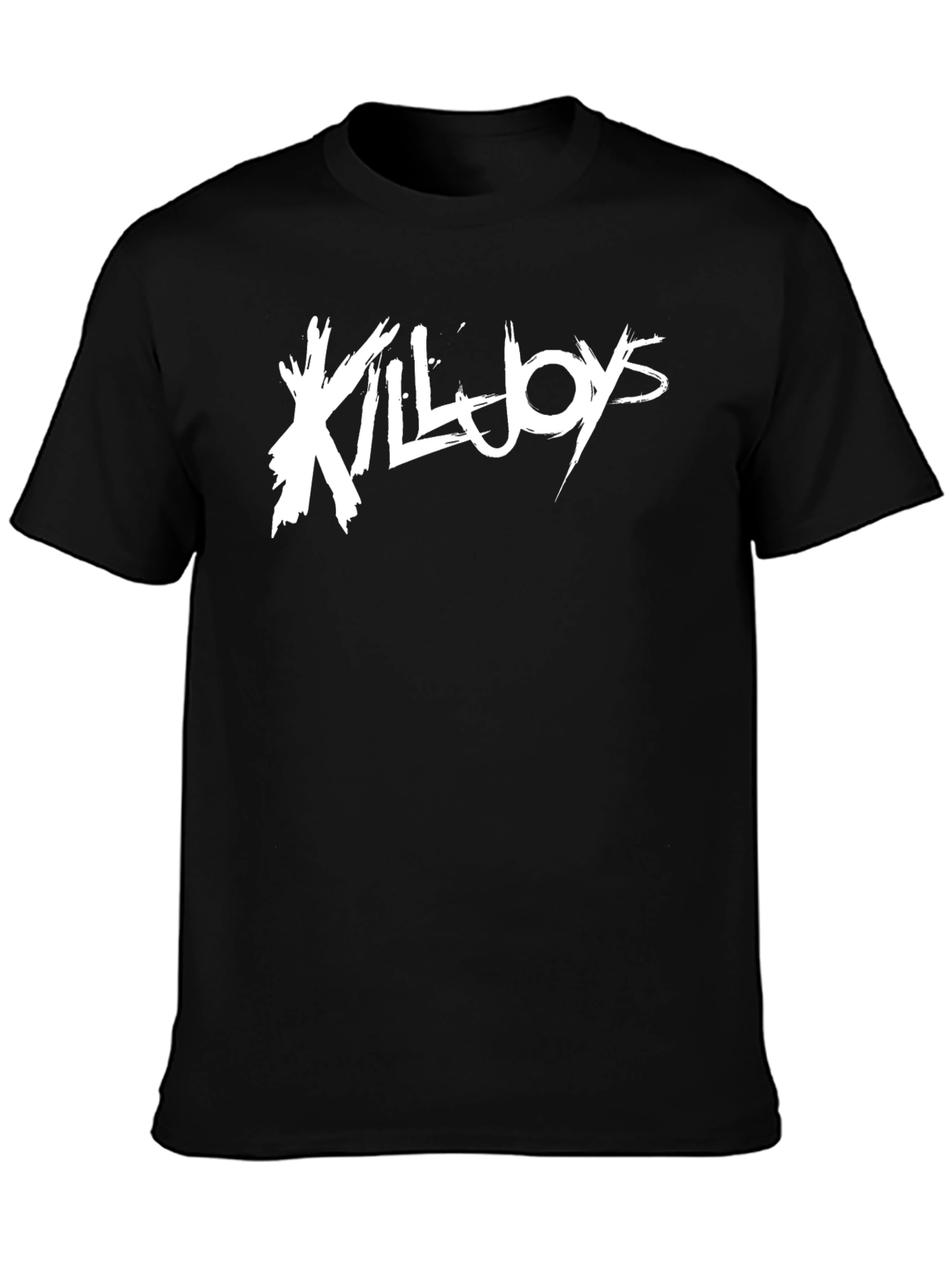 Black Killjoys Black Graphic Tee - Short Sleeve Crew Neck T-Shirt view 3