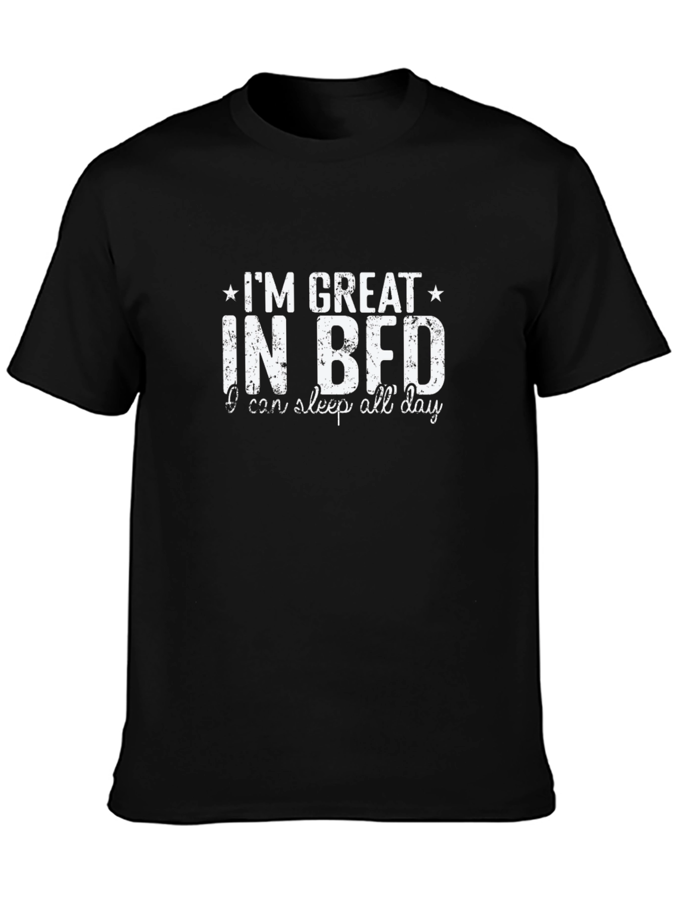 Black I'm Great in BFD T-Shirt view 3