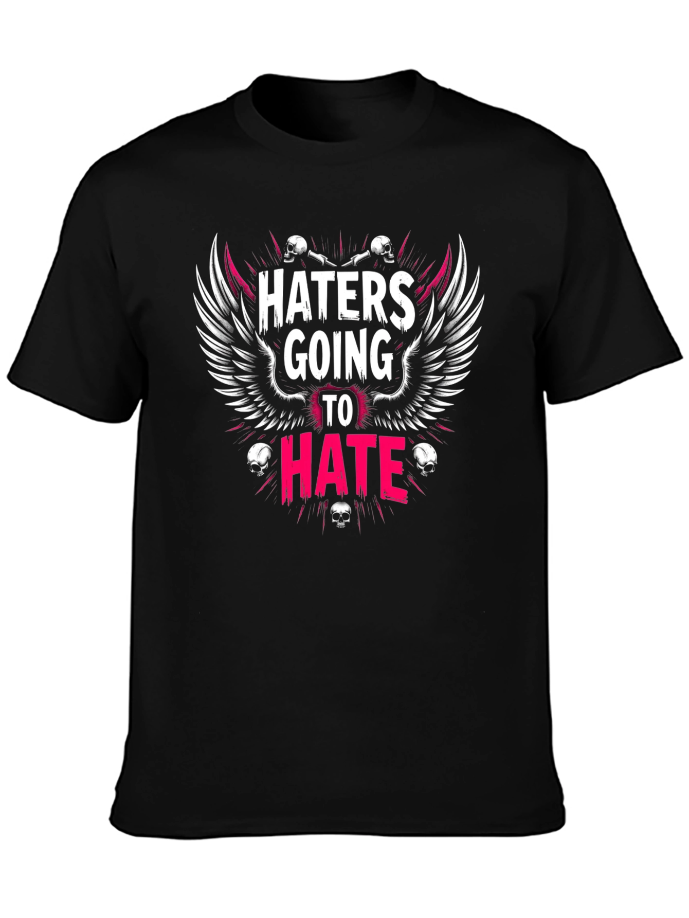 Black Haters Going to Hate Graphic T-Shirt view 3
