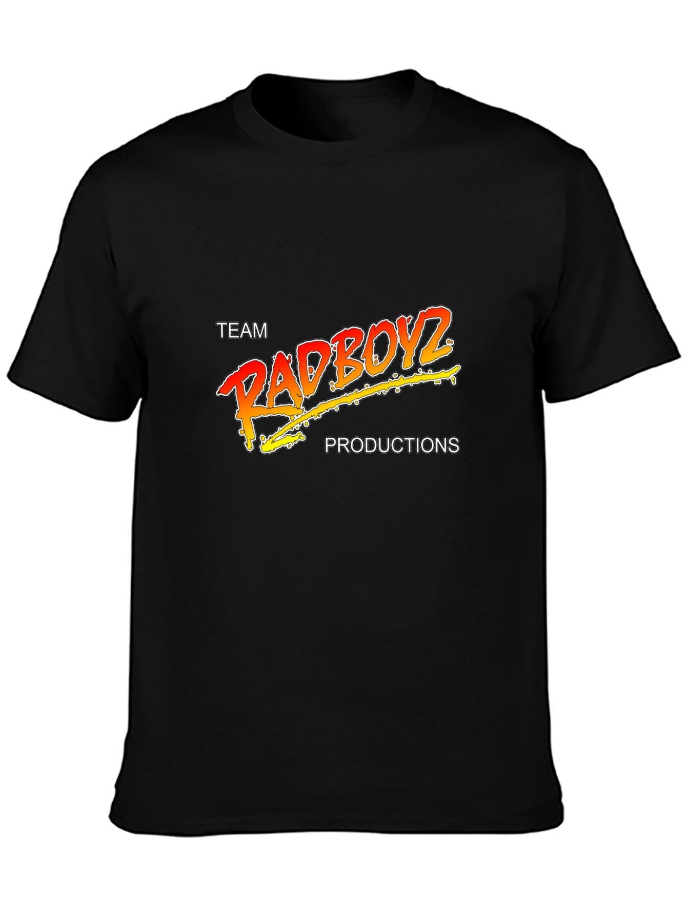 Black Team Radboyz Productions Black T-Shirt view 3