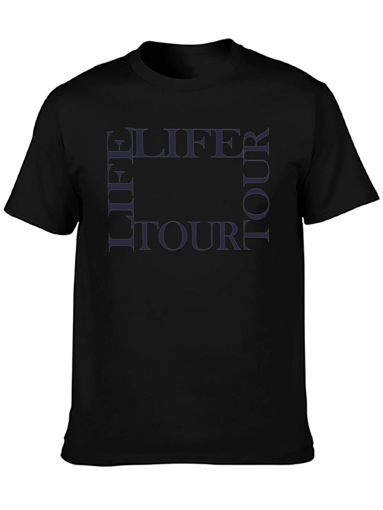 Black Life Tour Graphic Print Tee view 3