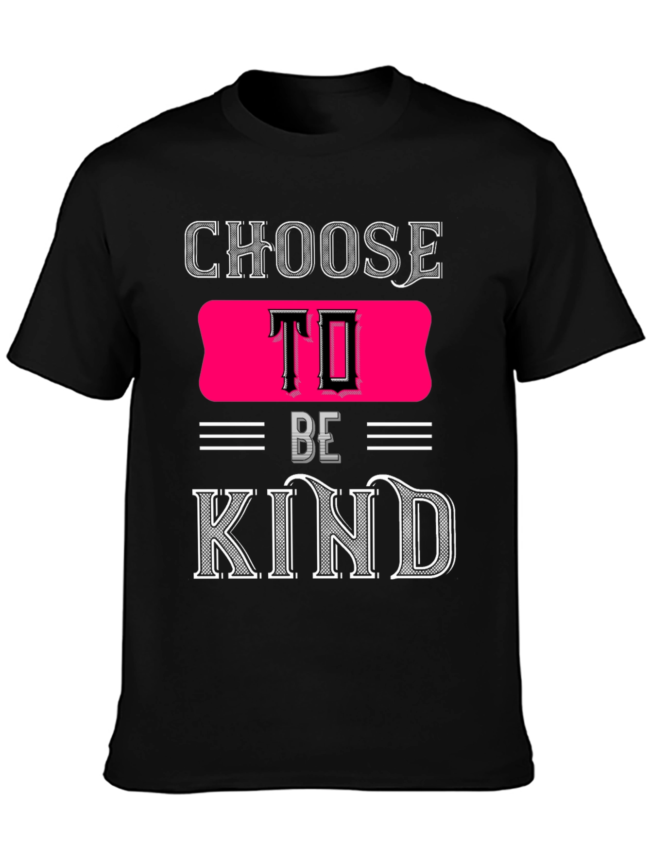 Black Choose to Be Kind Graphic T-Shirt view 3