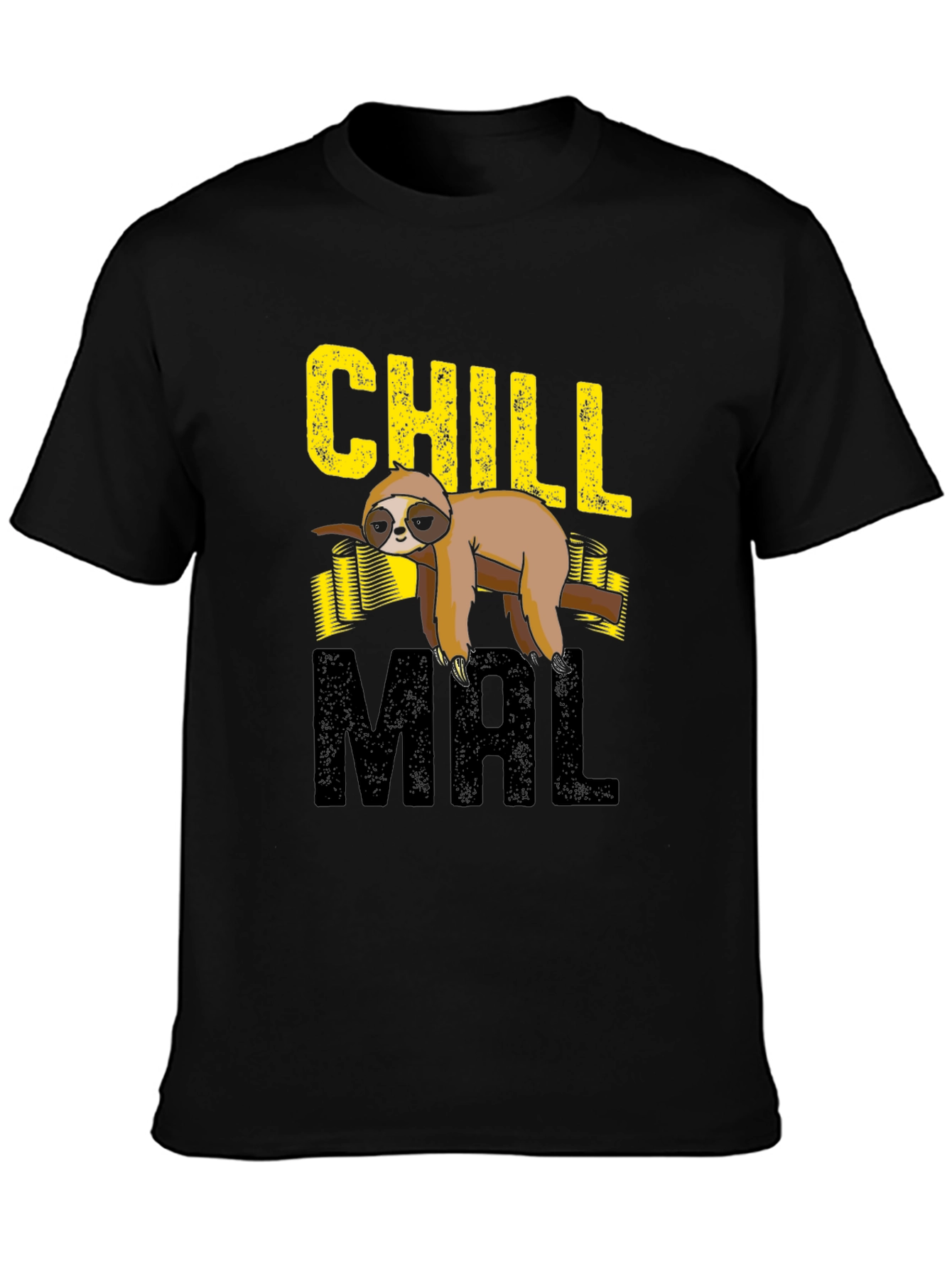 Chill Mal Sloth Graphic T-Shirt - 3