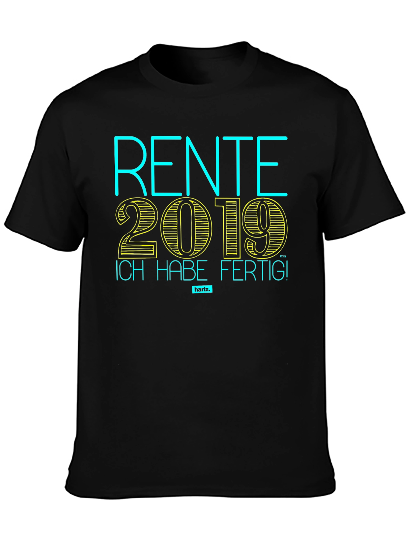 Rente 2019 T-Shirt - Retirement Humor Tee - 3