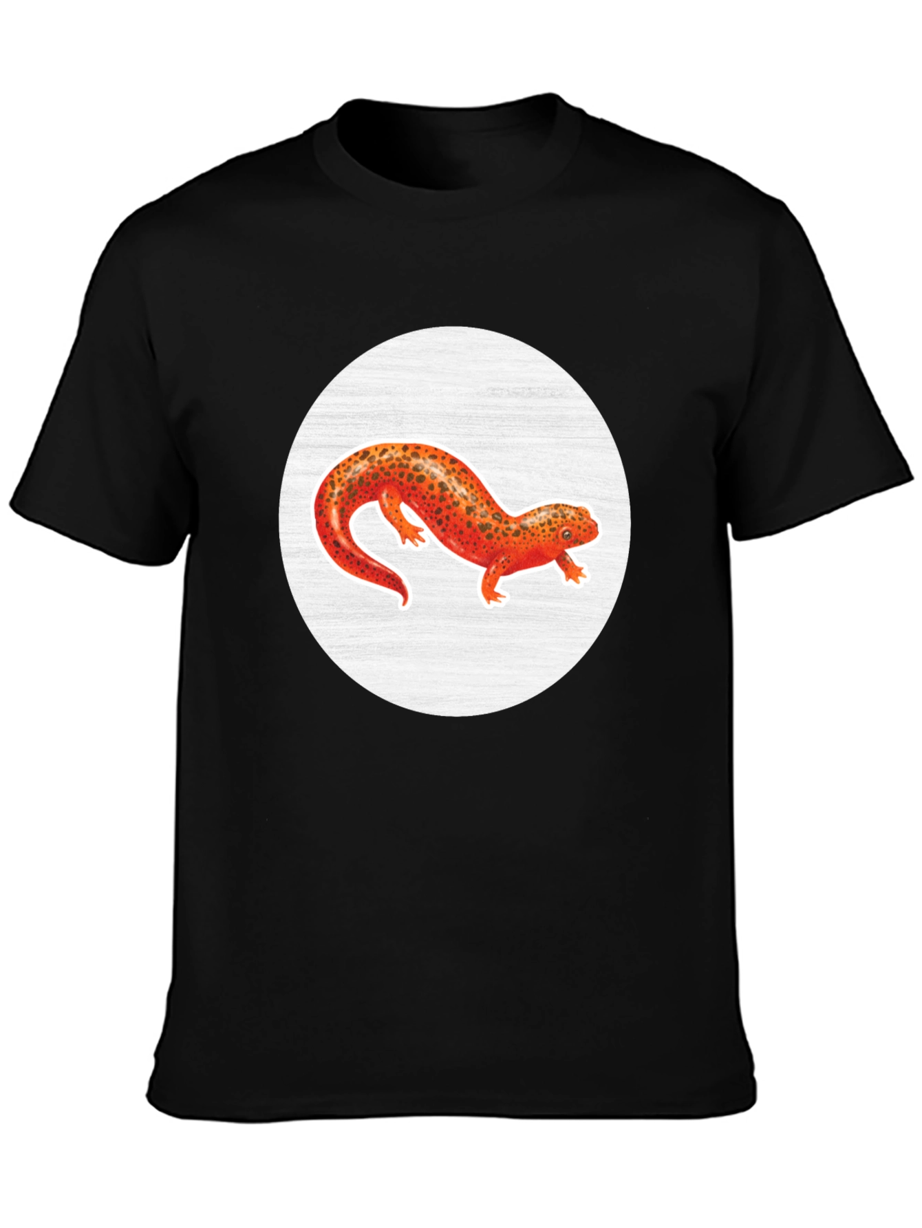 Black Salamander Graphic T-Shirt - Unique Design view 3