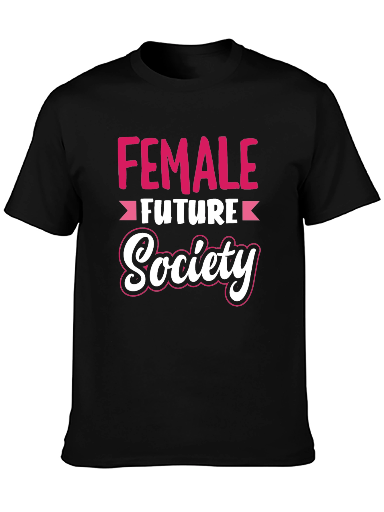 Black Female Future Society Graphic Tee view 3