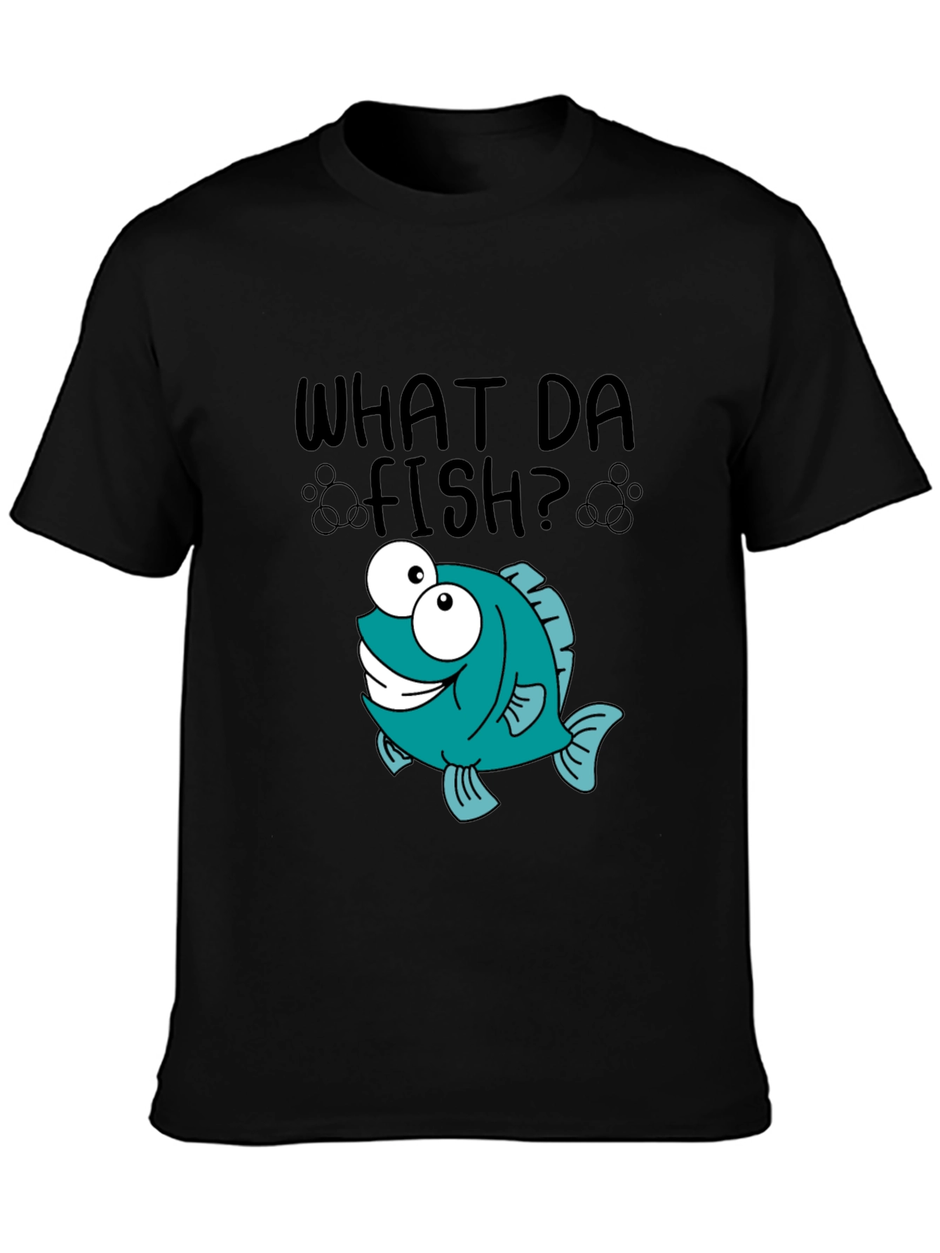 What Da Fish T-Shirt - Cartoon Fish Graphic Tee - 3