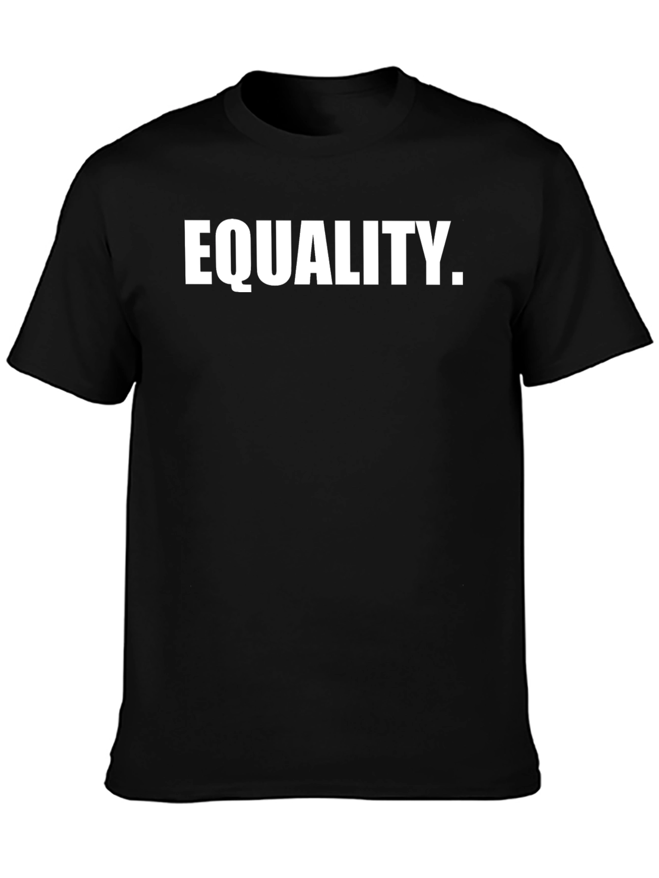 Black Equality Graphic Tee - Black Cotton view 3